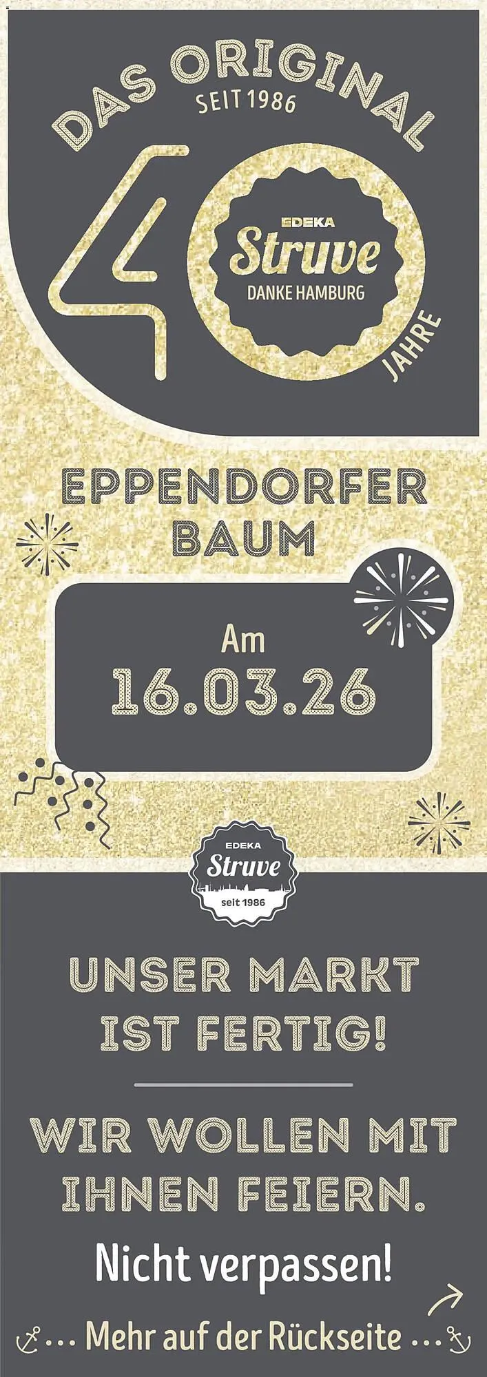 Edeka Struve Prospekt von 16. März bis 21. März 2026 - Prospekt seite 1