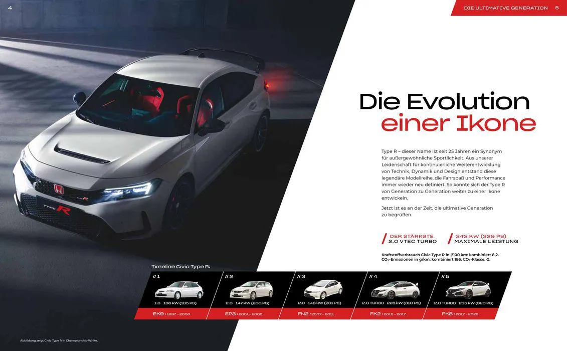 Honda CIVIC TYPE R BROSCHÜRE von 11. April bis 11. April 2025 - Prospekt seite 3
