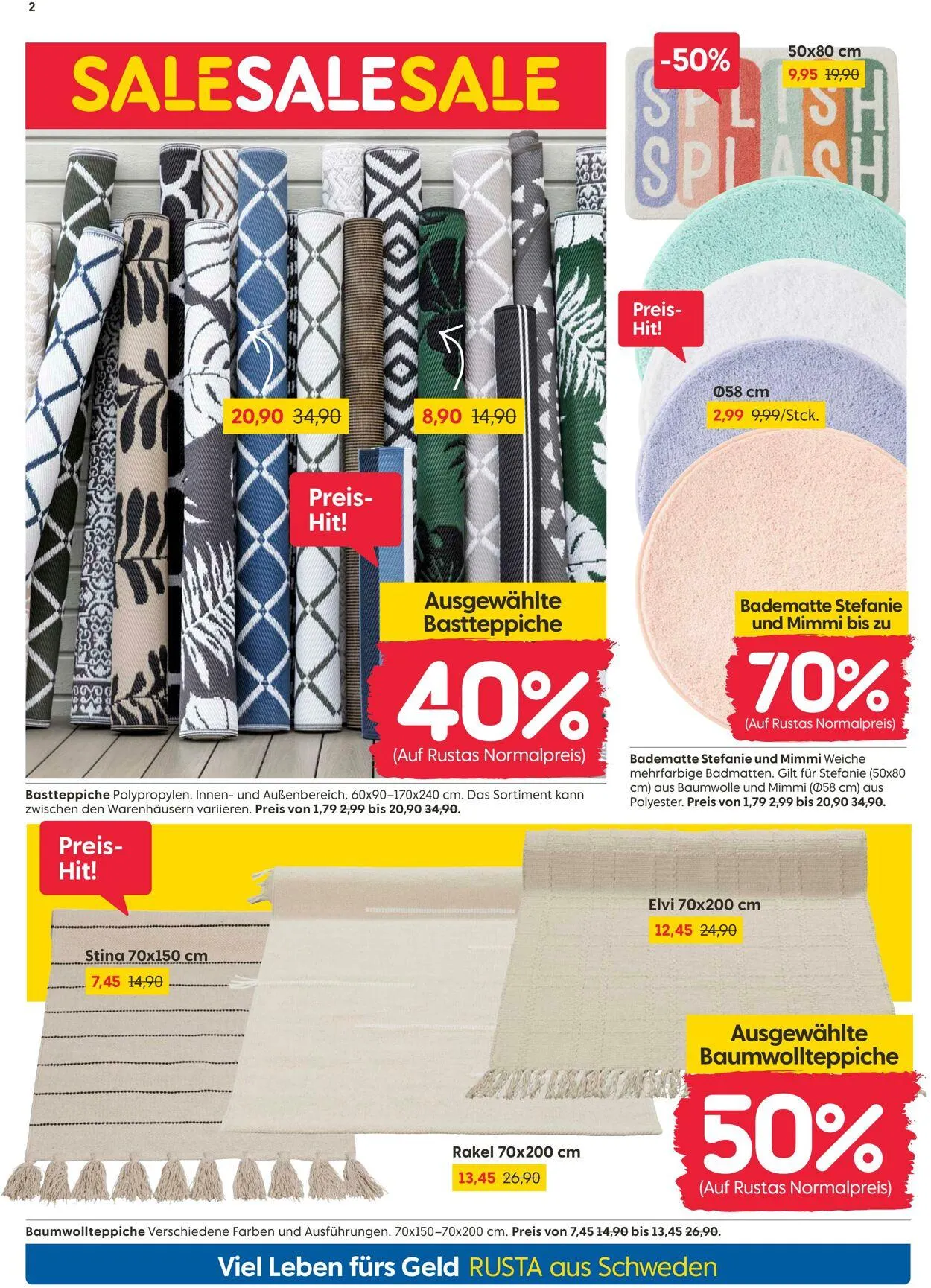 Rusta von 7. Juli bis 21. Juli 2025 - Prospekt seite 2