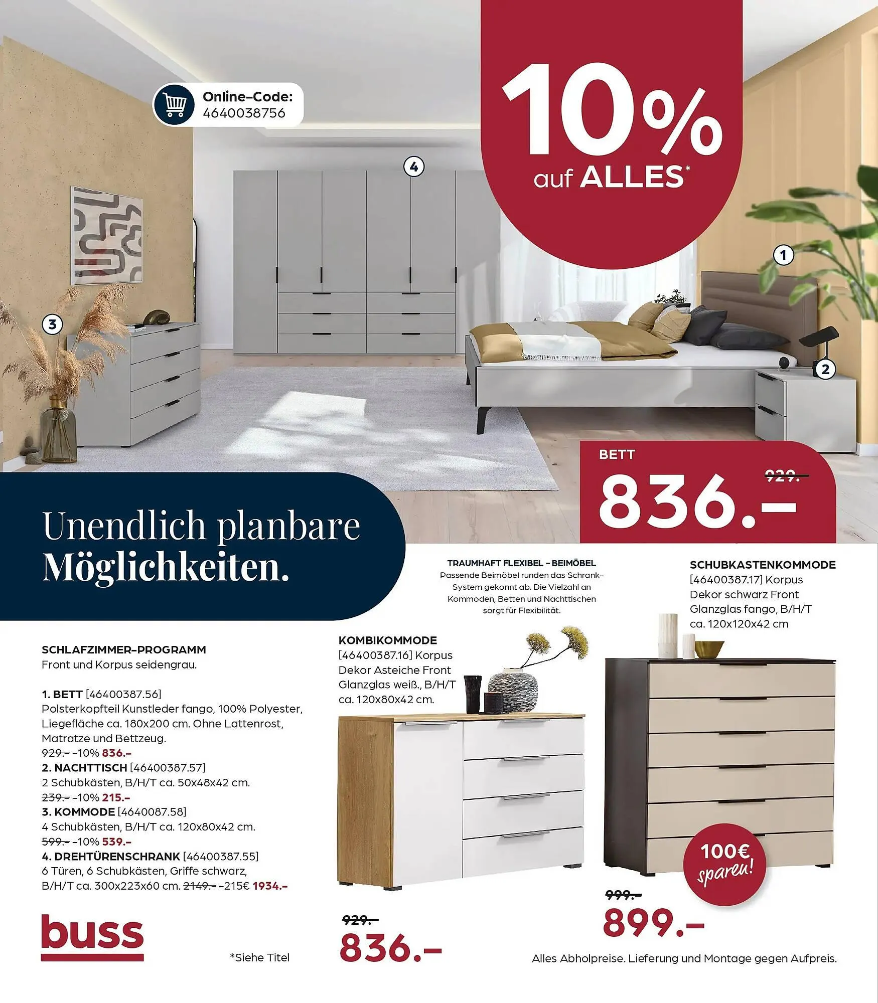 Möbel Buss Prospekt von 8. April bis 13. April 2026 - Prospekt seite 28