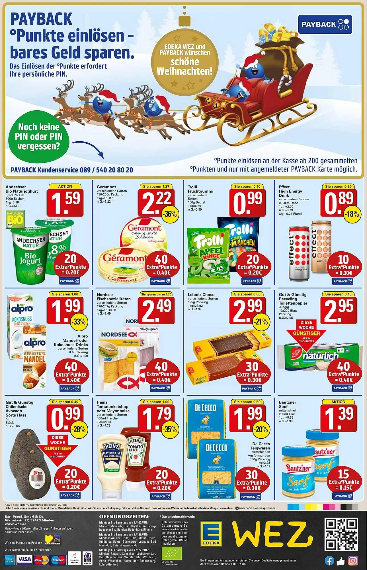 WEZ Prospekt von 22. Dezember bis 27. Dezember 2025 - Prospekt seite 16