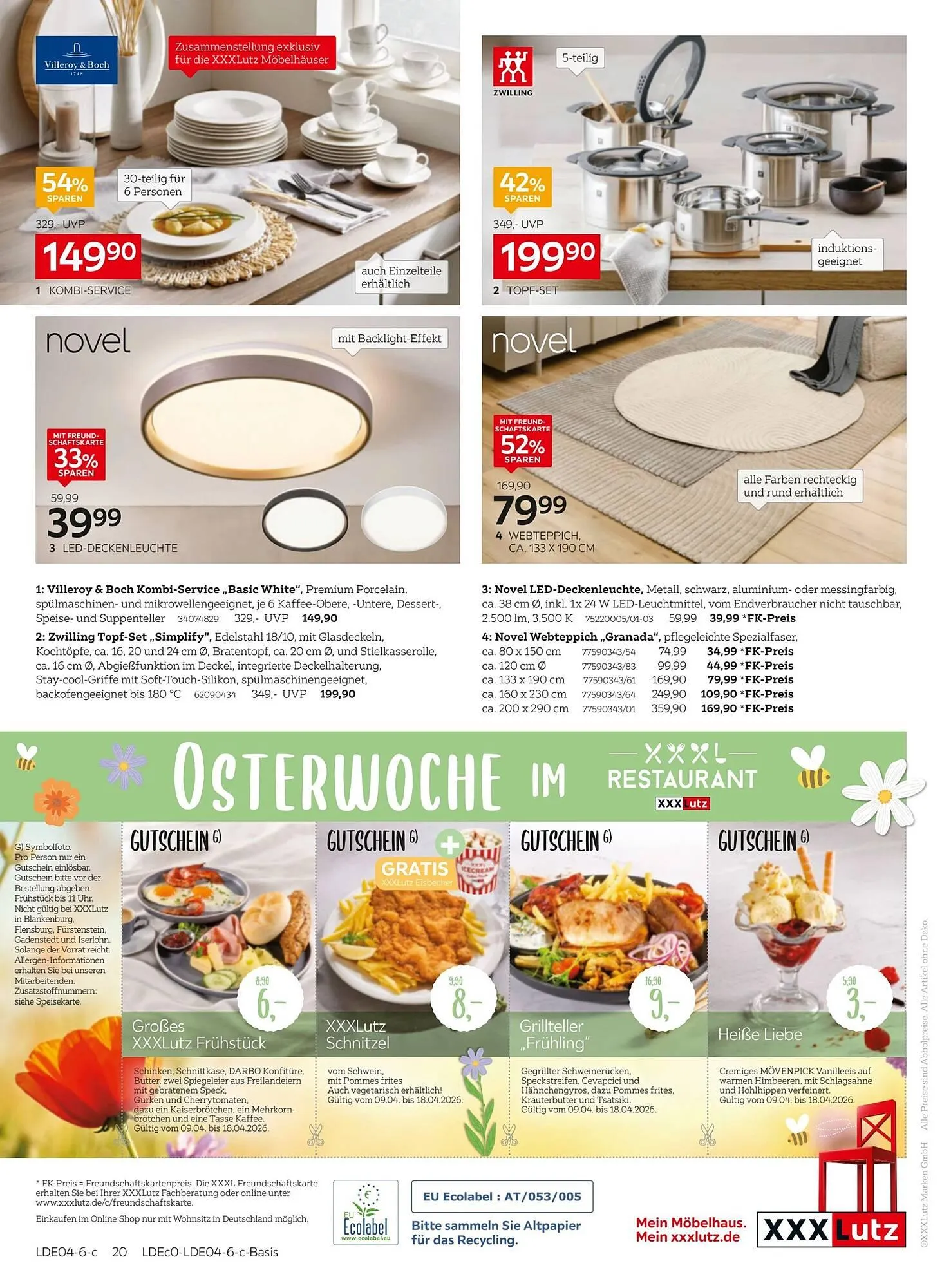 XXXLutz Prospekt von 6. April bis 13. April 2026 - Prospekt seite 37