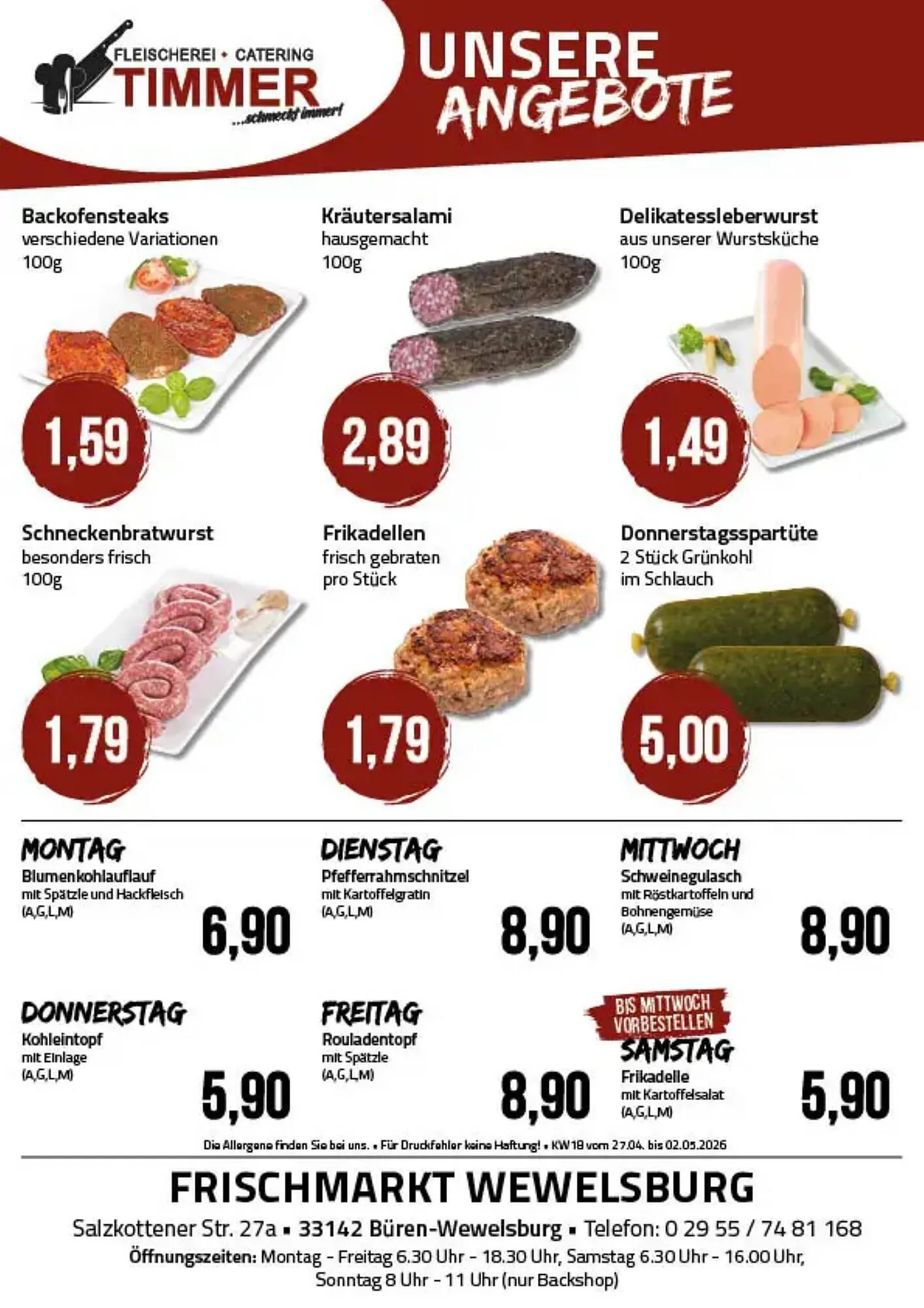 Ihr Frischmarkt Prospekt von 27. April bis 2. Mai 2026 - Prospekt seite 13