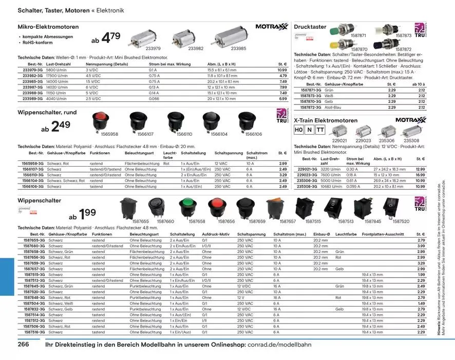 Modellbahn Katalog von 29. Oktober bis 31. Dezember 2025 - Prospekt seite 268