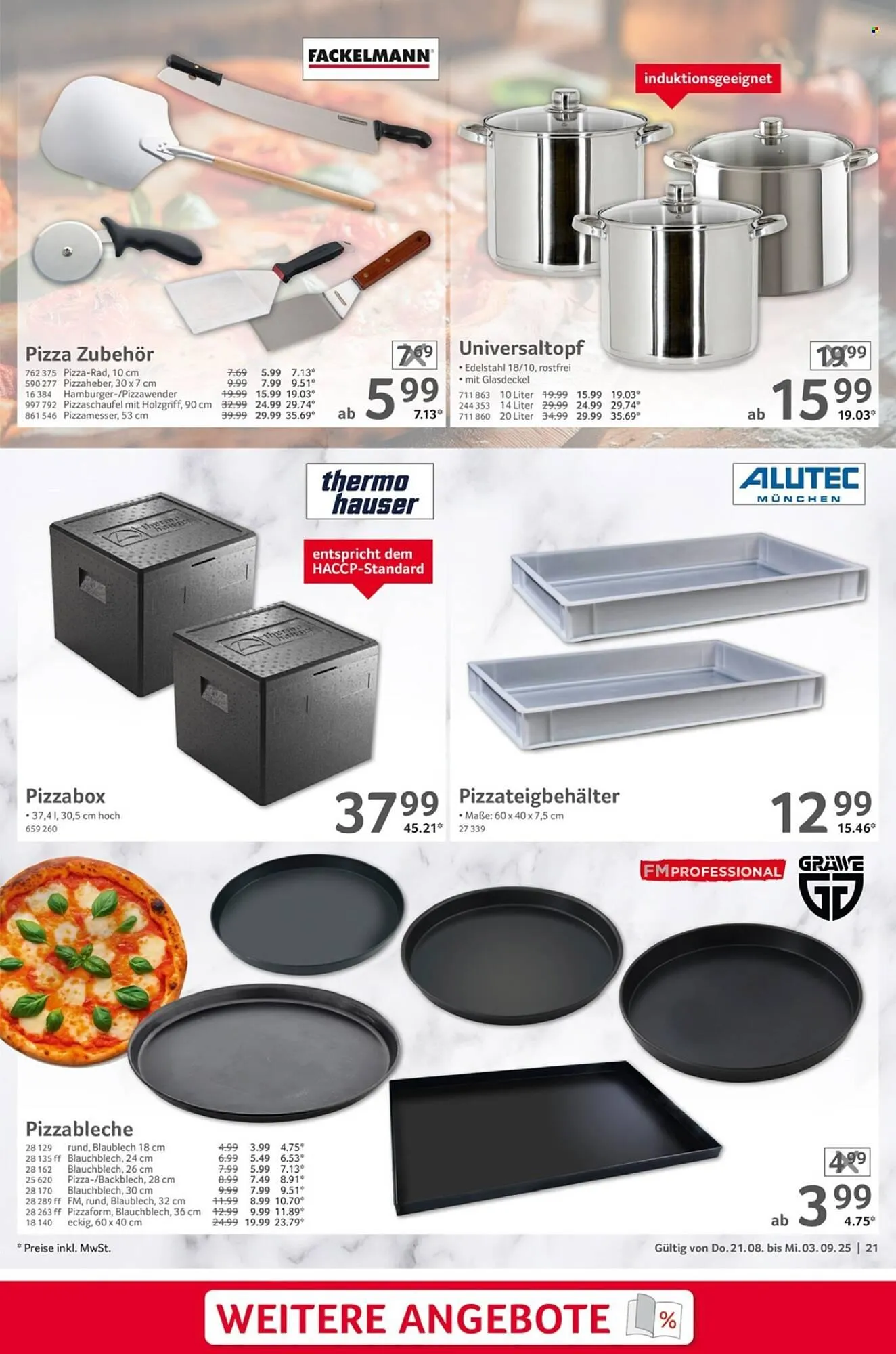 Selgros Prospekt von 21. August bis 3. September 2025 - Prospekt seite 21