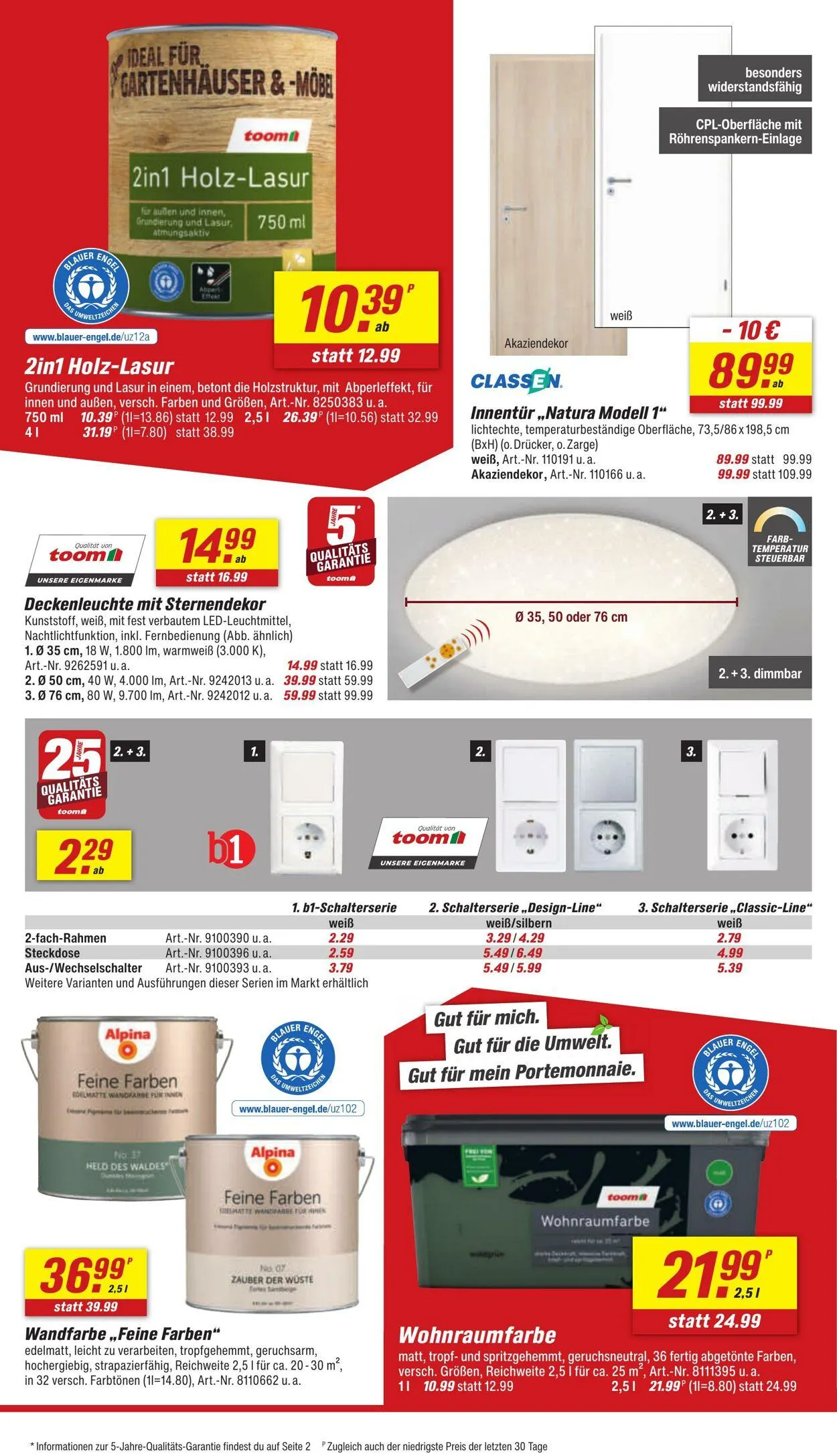 toom Baumarkt Aktueller Prospekt von 26. Mai bis 9. Juni 2025 - Prospekt seite 20