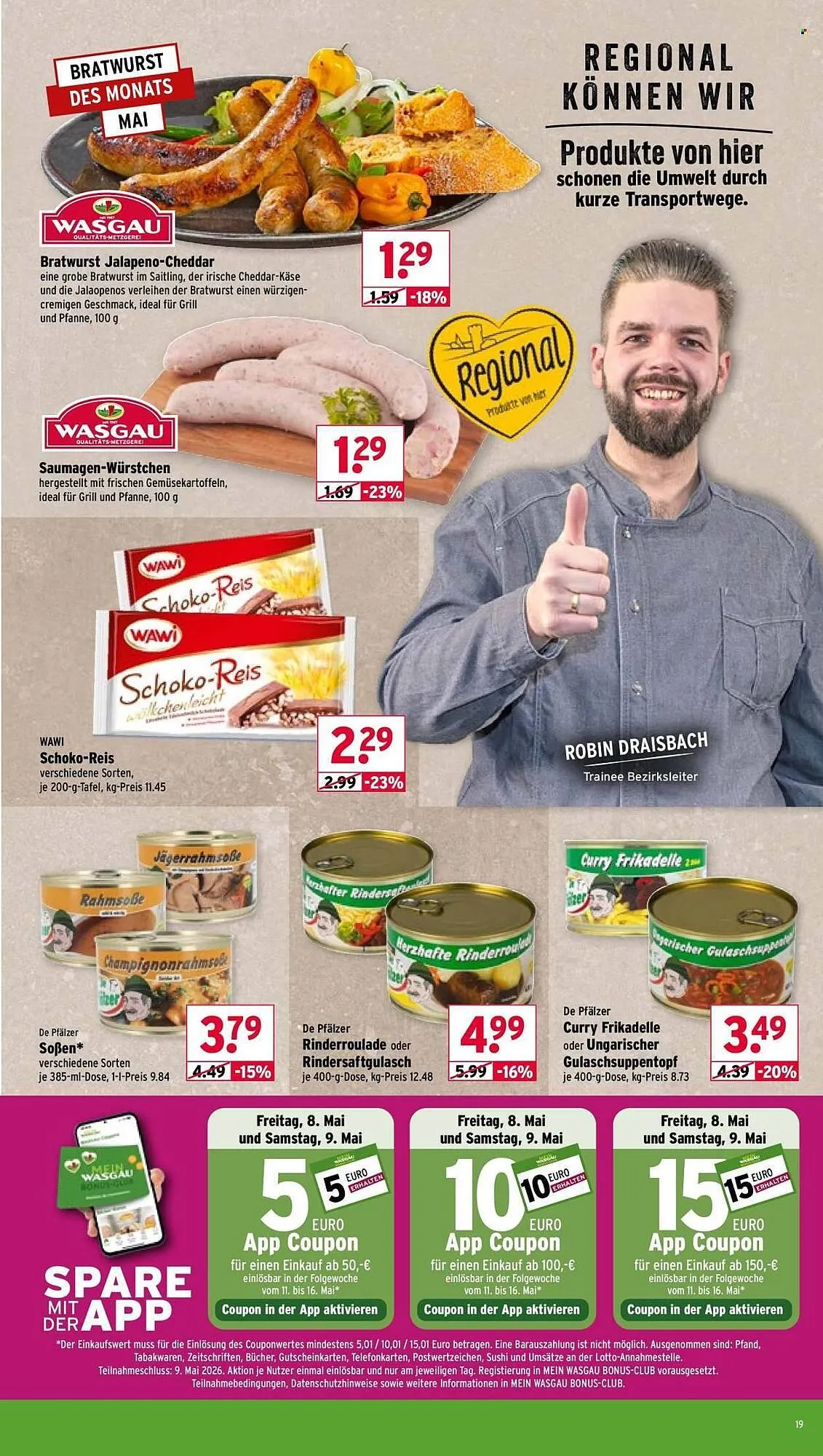 Wasgau Prospekt von 4. Mai bis 9. Mai 2026 - Prospekt seite 19