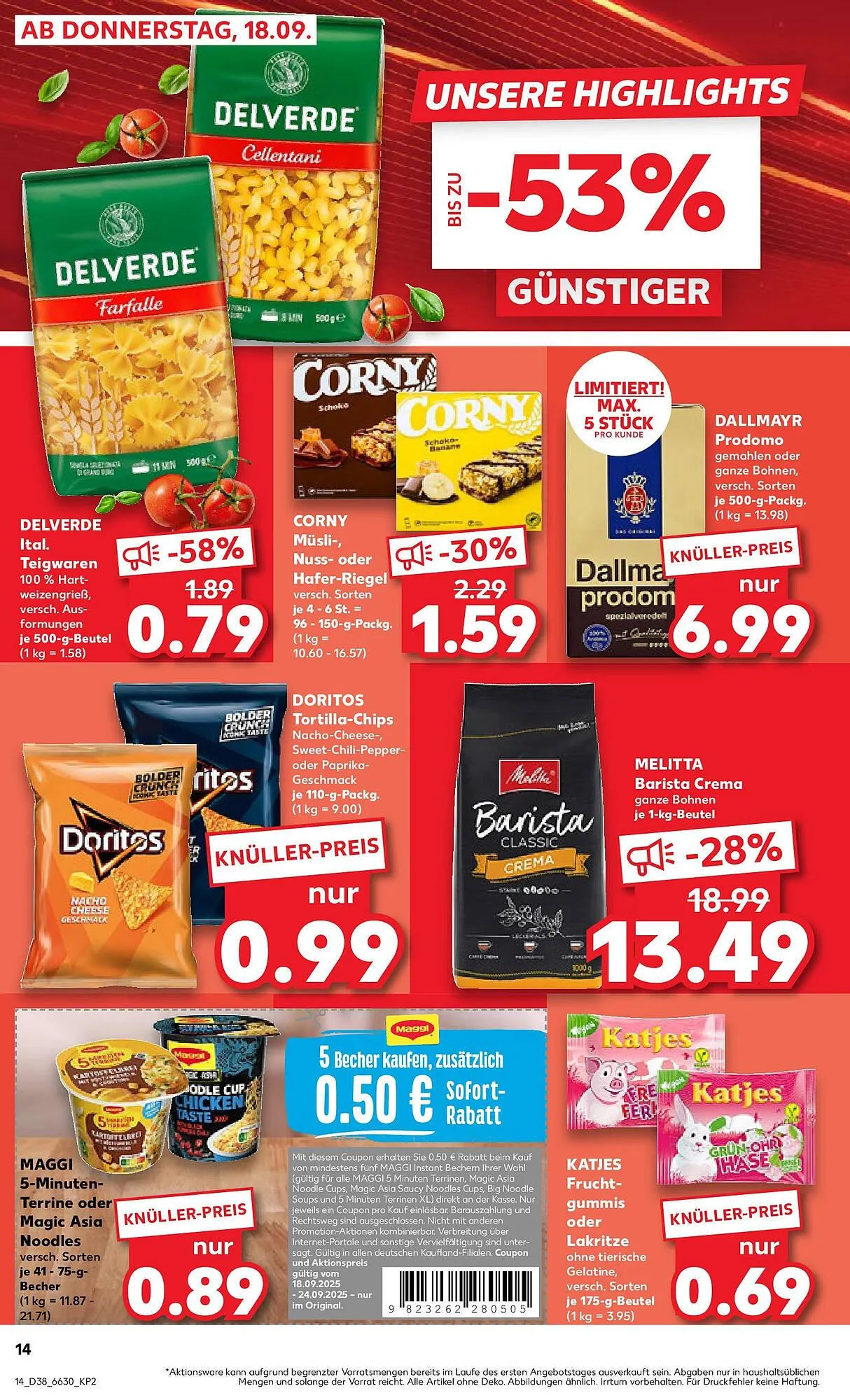 Kaufland Prospekt von 21. September bis 24. September 2025 - Prospekt seite 14