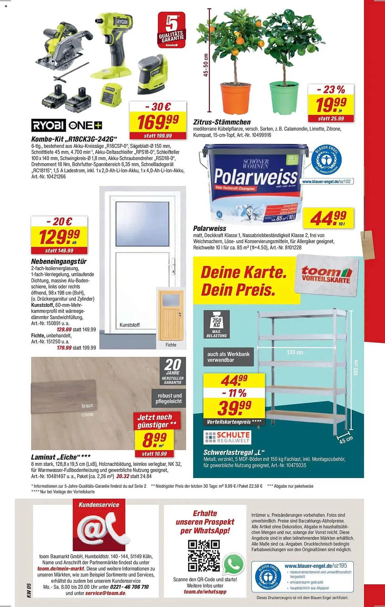 Toom Baumarkt Prospekt von 24. Januar bis 30. Januar 2026 - Prospekt seite 12