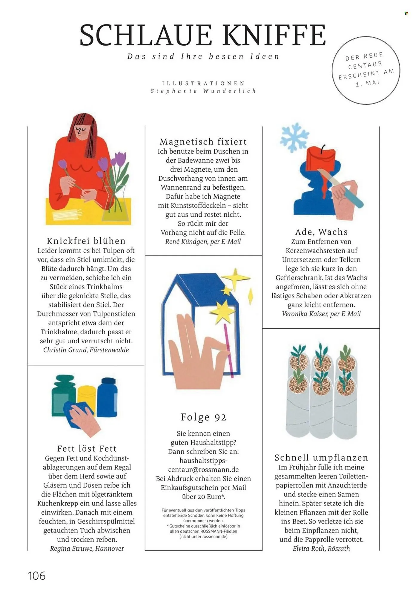 Rossmann Magazin von 1. April bis 30. April 2026 - Prospekt seite 106