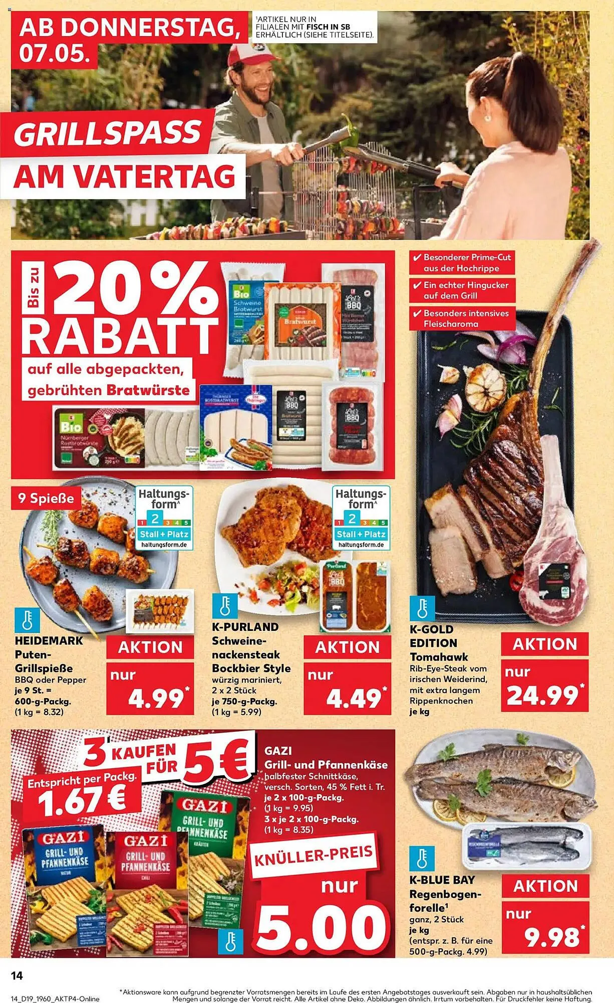 Kaufland Prospekt von 7. Mai bis 13. Mai 2026 - Prospekt seite 14