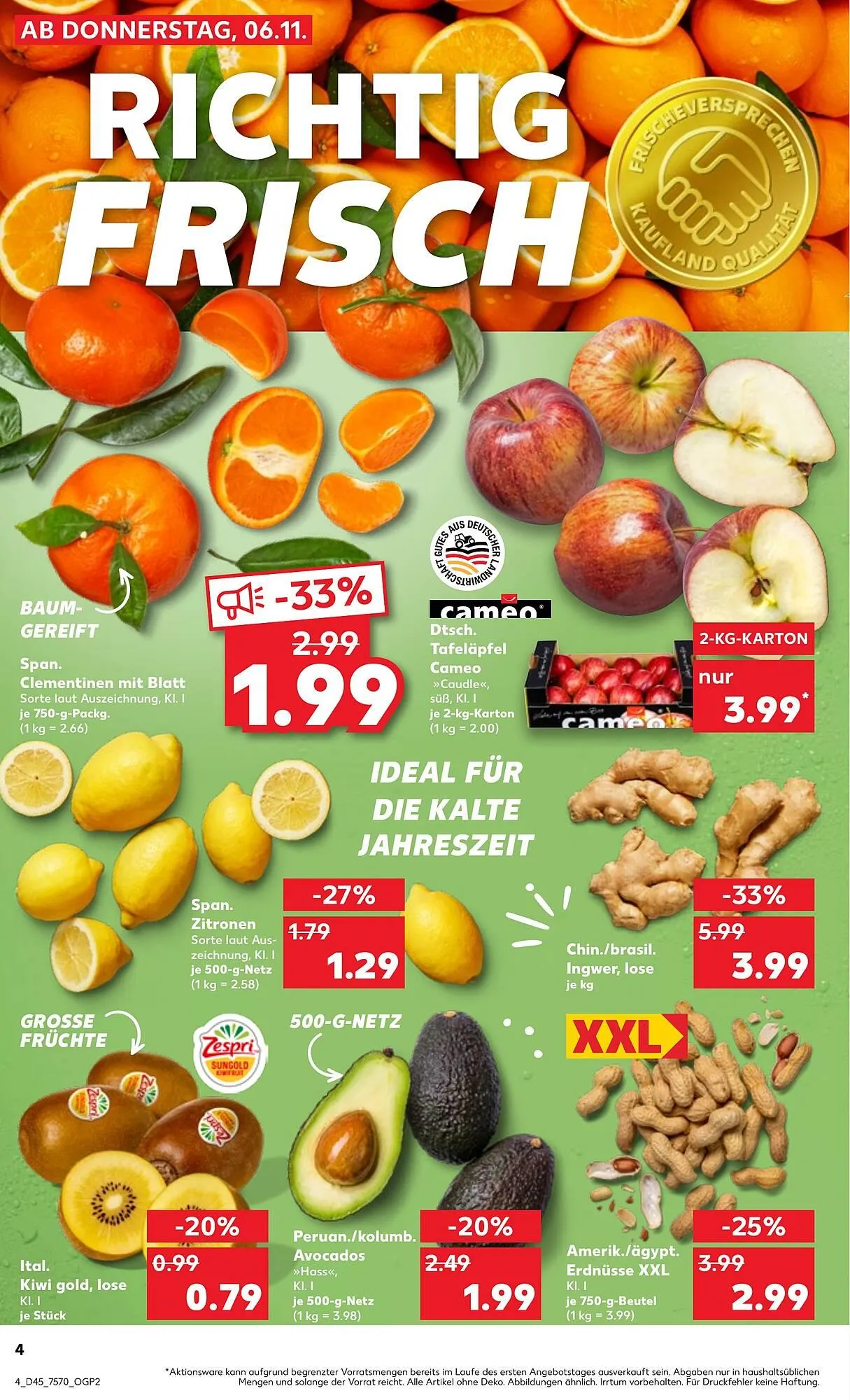 Kaufland Prospekt von 6. November bis 12. November 2025 - Prospekt seite 4