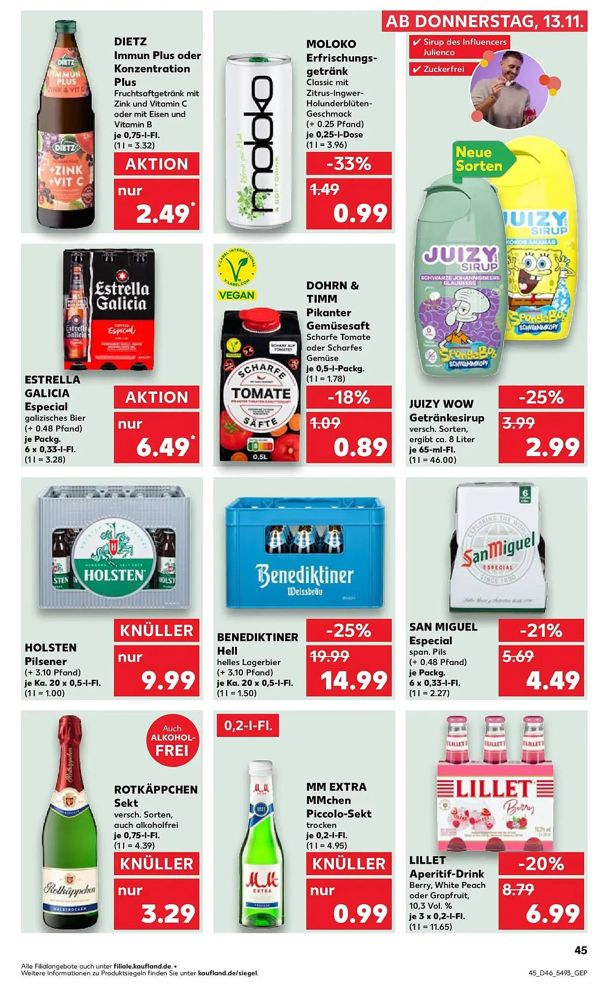 Kaufland Prospekt von 16. November bis 19. November 2025 - Prospekt seite 45