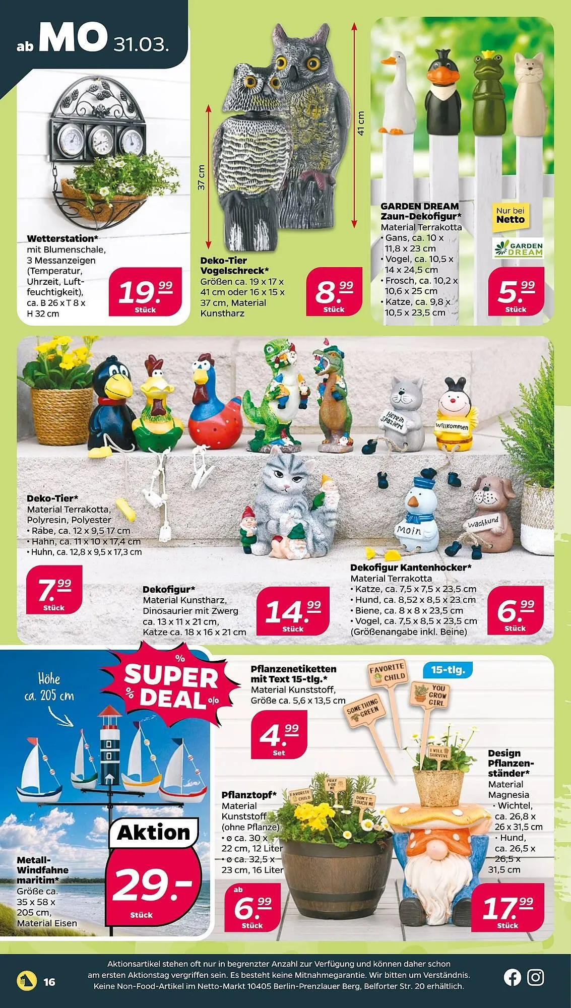 NETTO Prospekt von 31. März bis 5. April 2025 - Prospekt seite 16