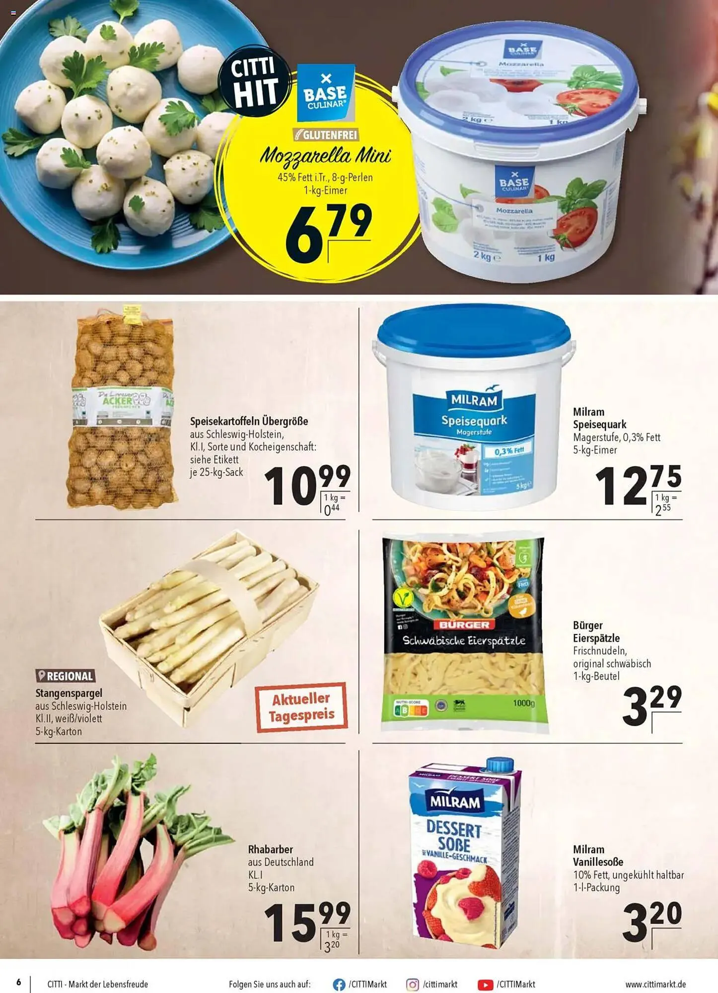 CITTI Markt Prospekt von 9. April bis 22. April 2025 - Prospekt seite 6
