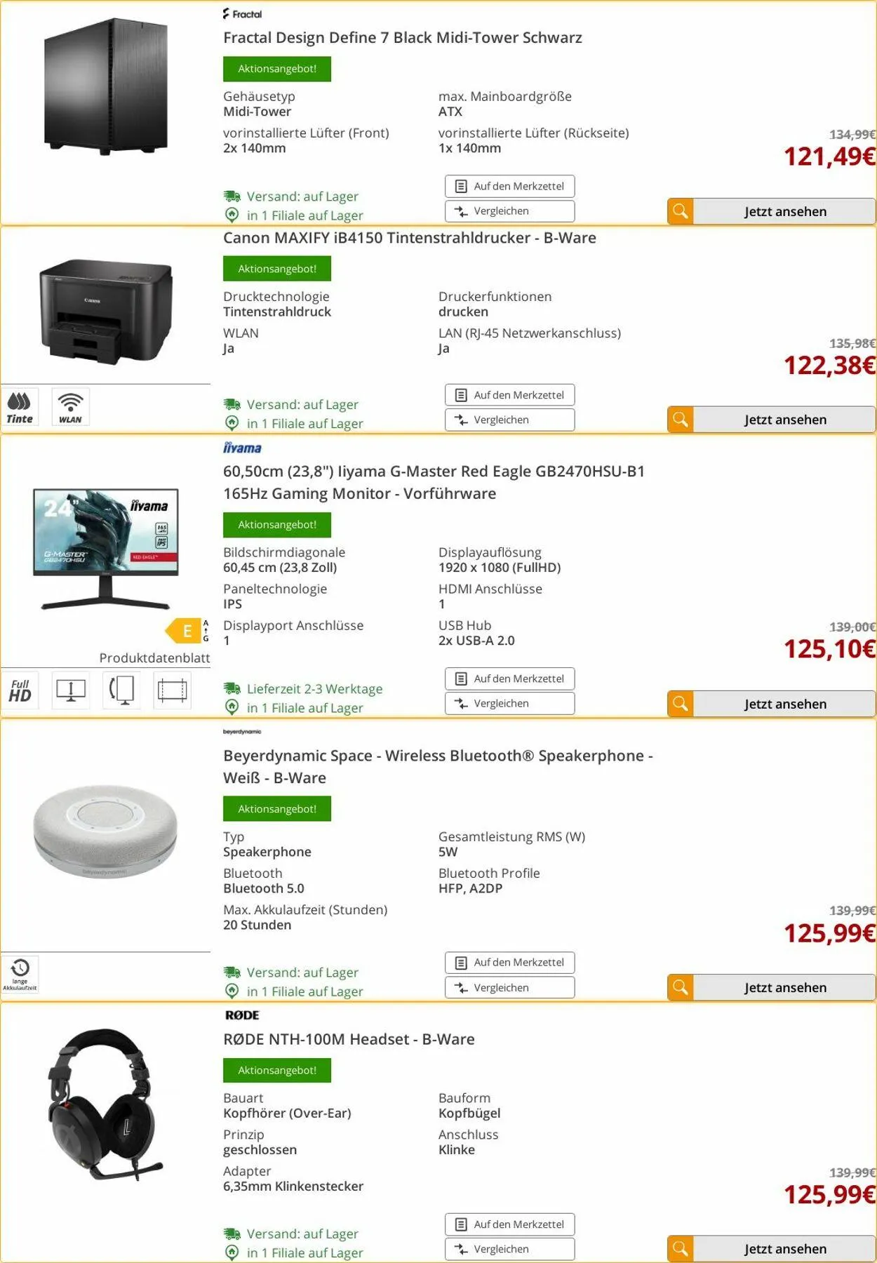 ARLT Computer Aktueller Prospekt von 31. März bis 6. April 2025 - Prospekt seite 15