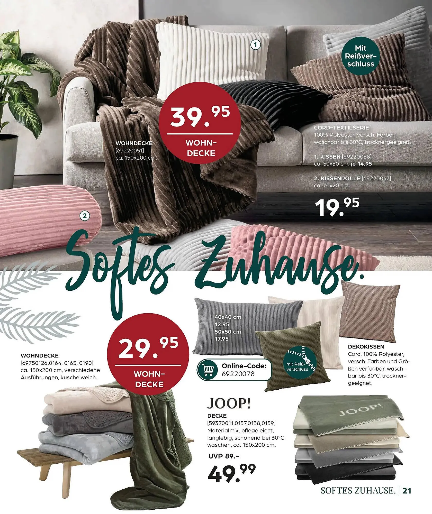 Möbel Buss Prospekt von 27. November bis 22. Dezember 2025 - Prospekt seite 21