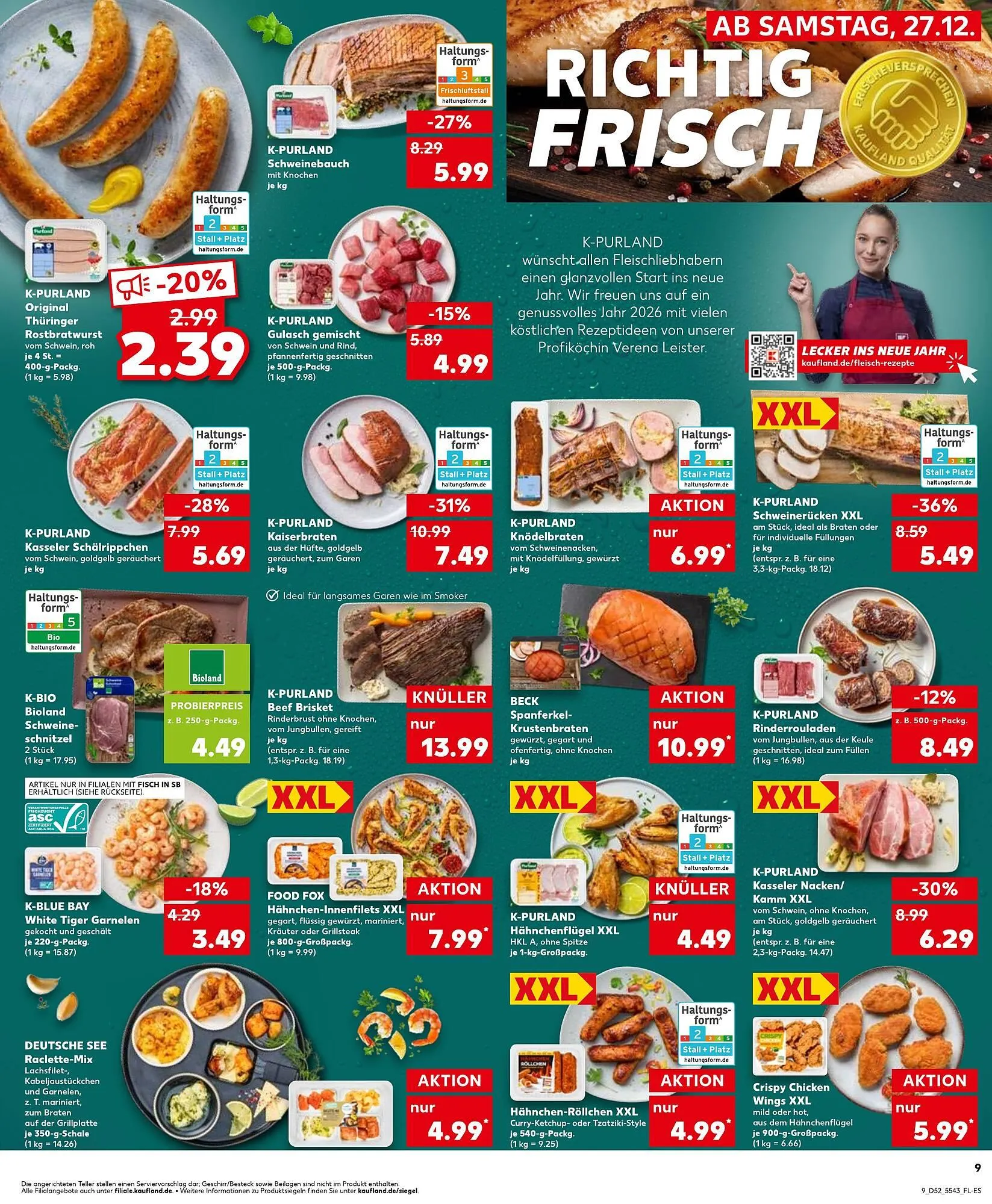 Kaufland Prospekt von 27. Dezember bis 31. Dezember 2025 - Prospekt seite 9