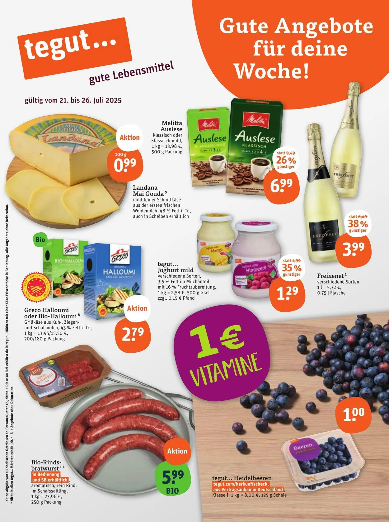 Tegut Aktueller Prospekt von 14. Juli bis 20. Juli 2025 - Prospekt seite 3
