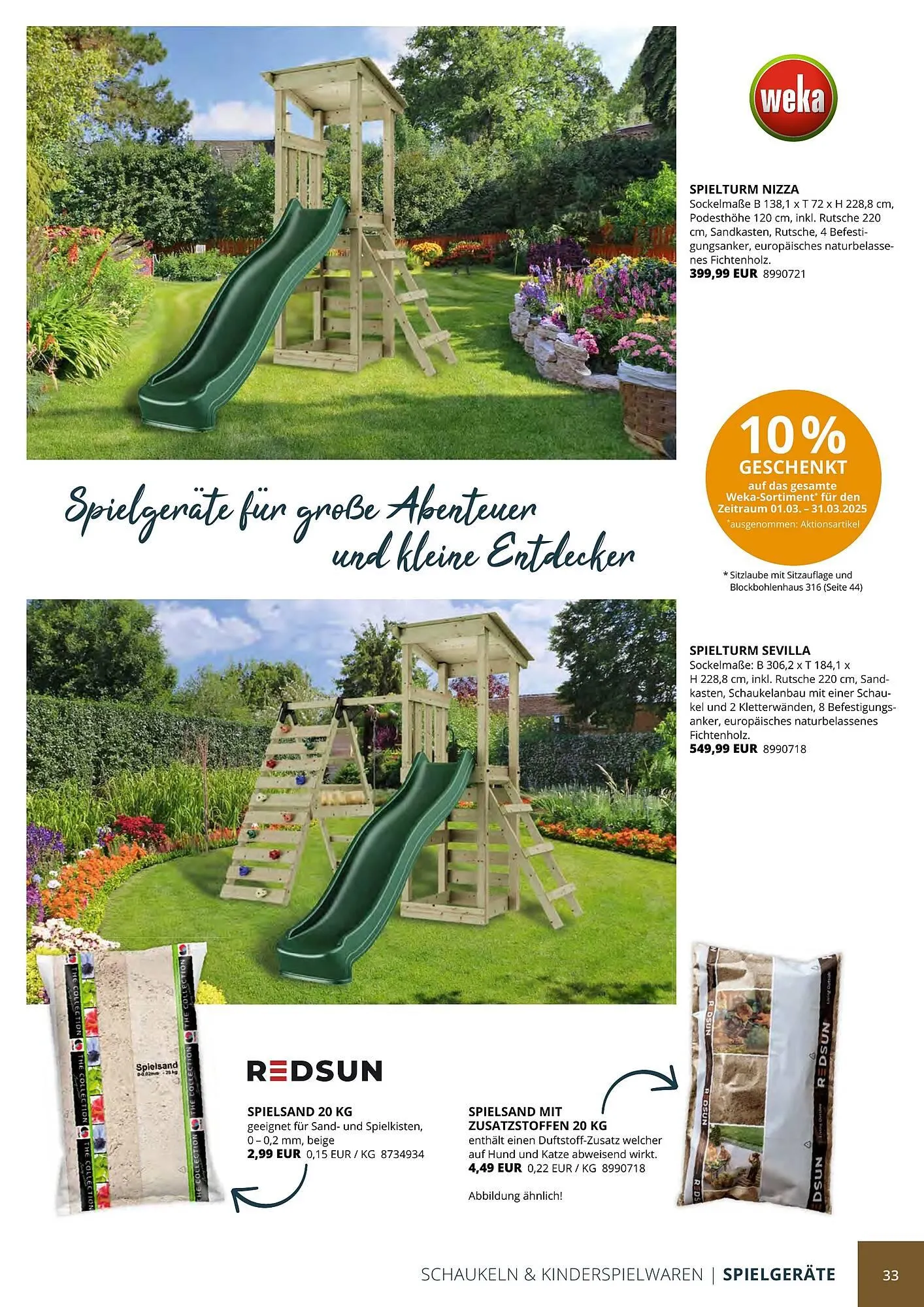 BBM Baumarkt Prospekt von 20. April bis 31. Dezember 2025 - Prospekt seite 33