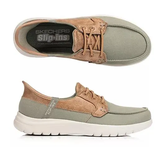 SKECHERS Damen-Bootsschuh On-the-Go Flex Memory Foam Hands Free Slip-ins®