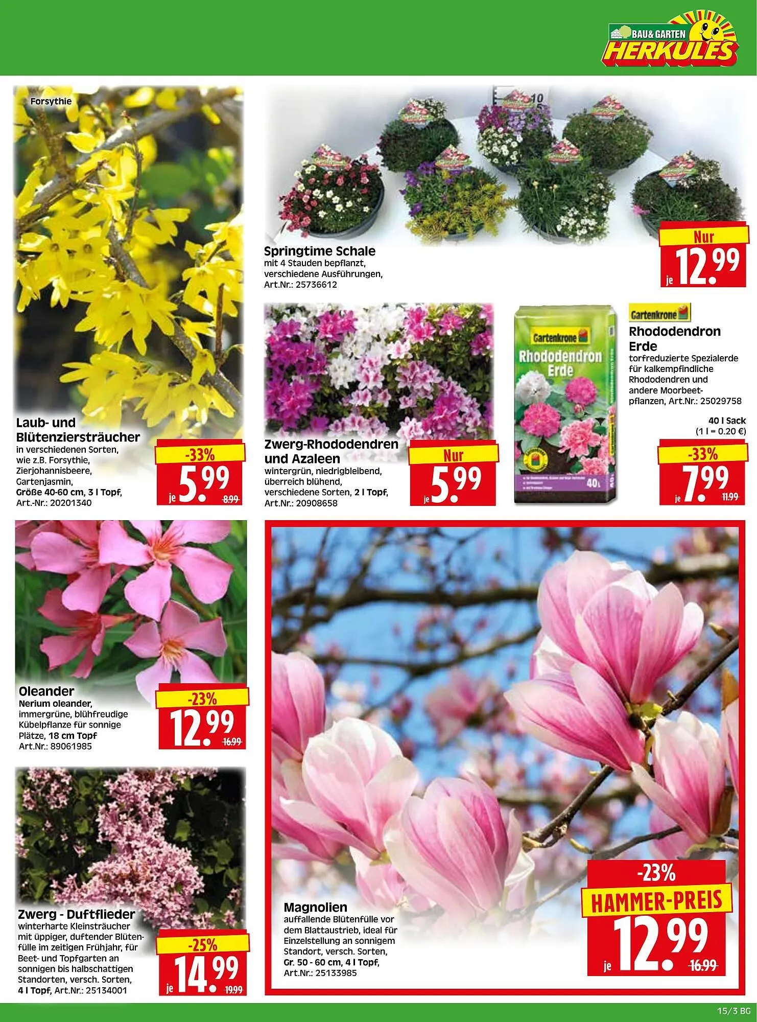 Herkules Baumarkt Prospekt von 7. April bis 11. April 2026 - Prospekt seite 3