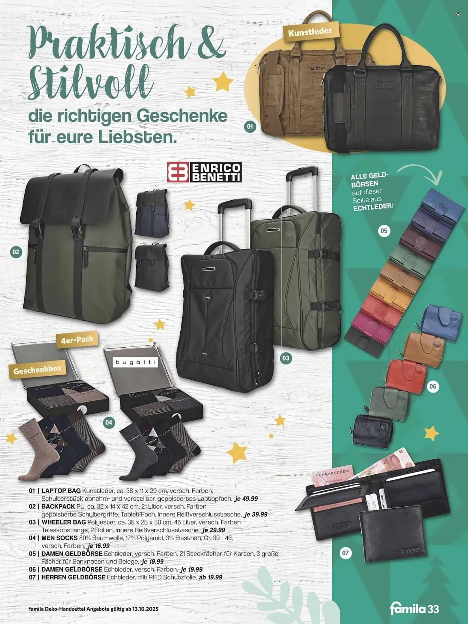 Famila Nord Ost Prospekt von 13. Oktober bis 31. Dezember 2025 - Prospekt seite 33