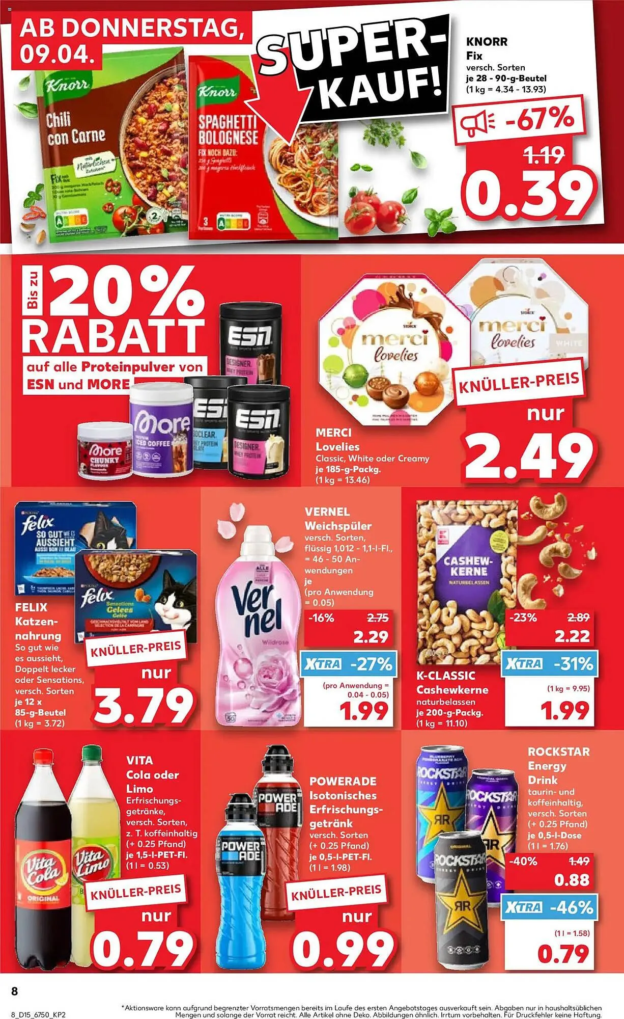 Kaufland Prospekt von 9. April bis 15. April 2026 - Prospekt seite 8