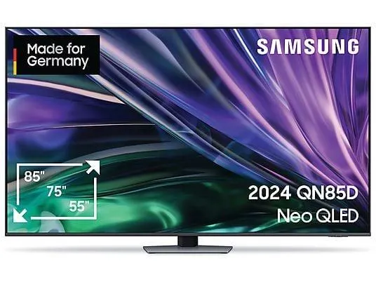 SAMSUNG GQ55QN85D Mini LED / Neo QLED TV (Flat, 55 Zoll / 138 cm, UHD 4K, SMART TV, Tizen)
