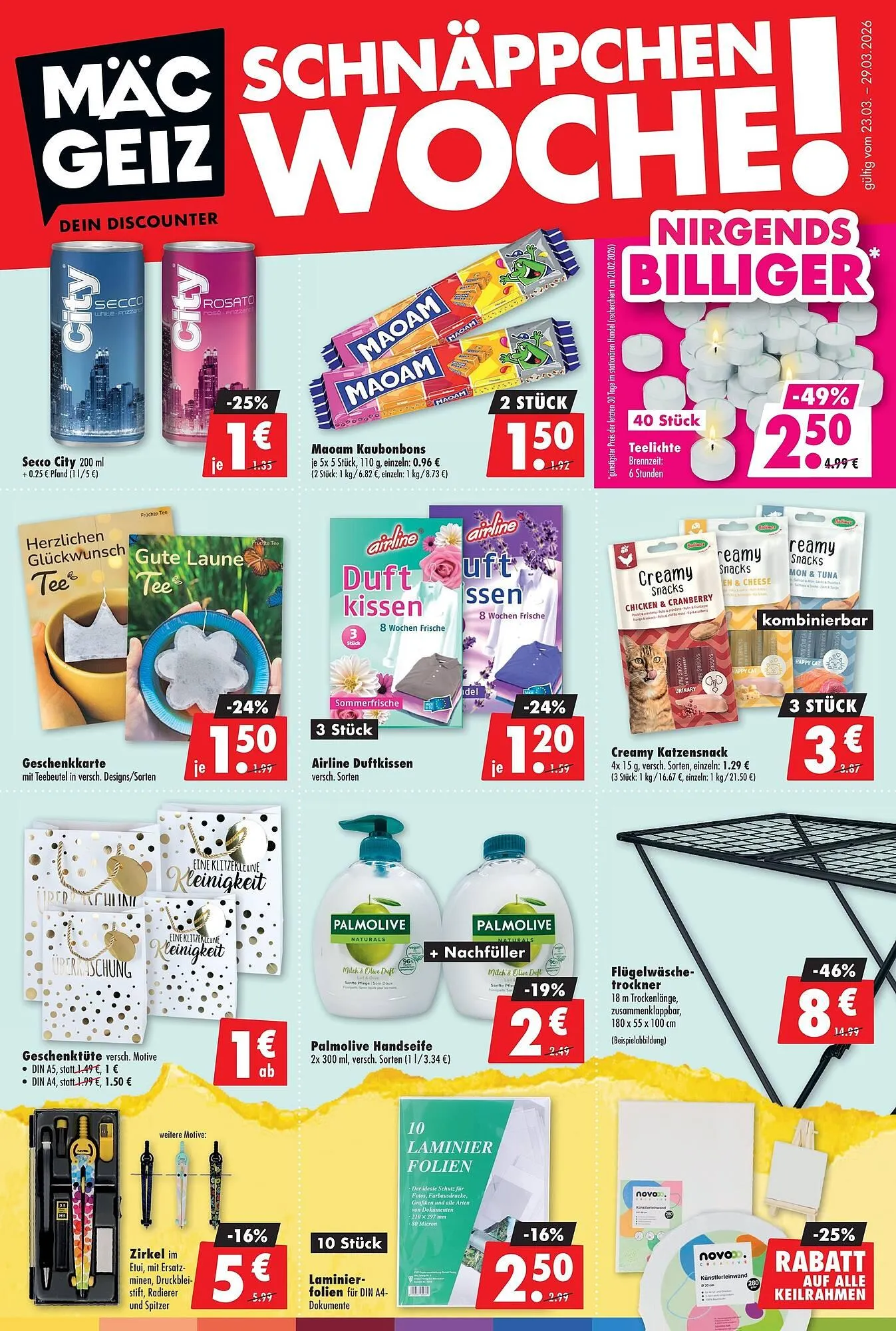 Mäc Geiz Prospekt von 23. März bis 29. März 2026 - Prospekt seite 1