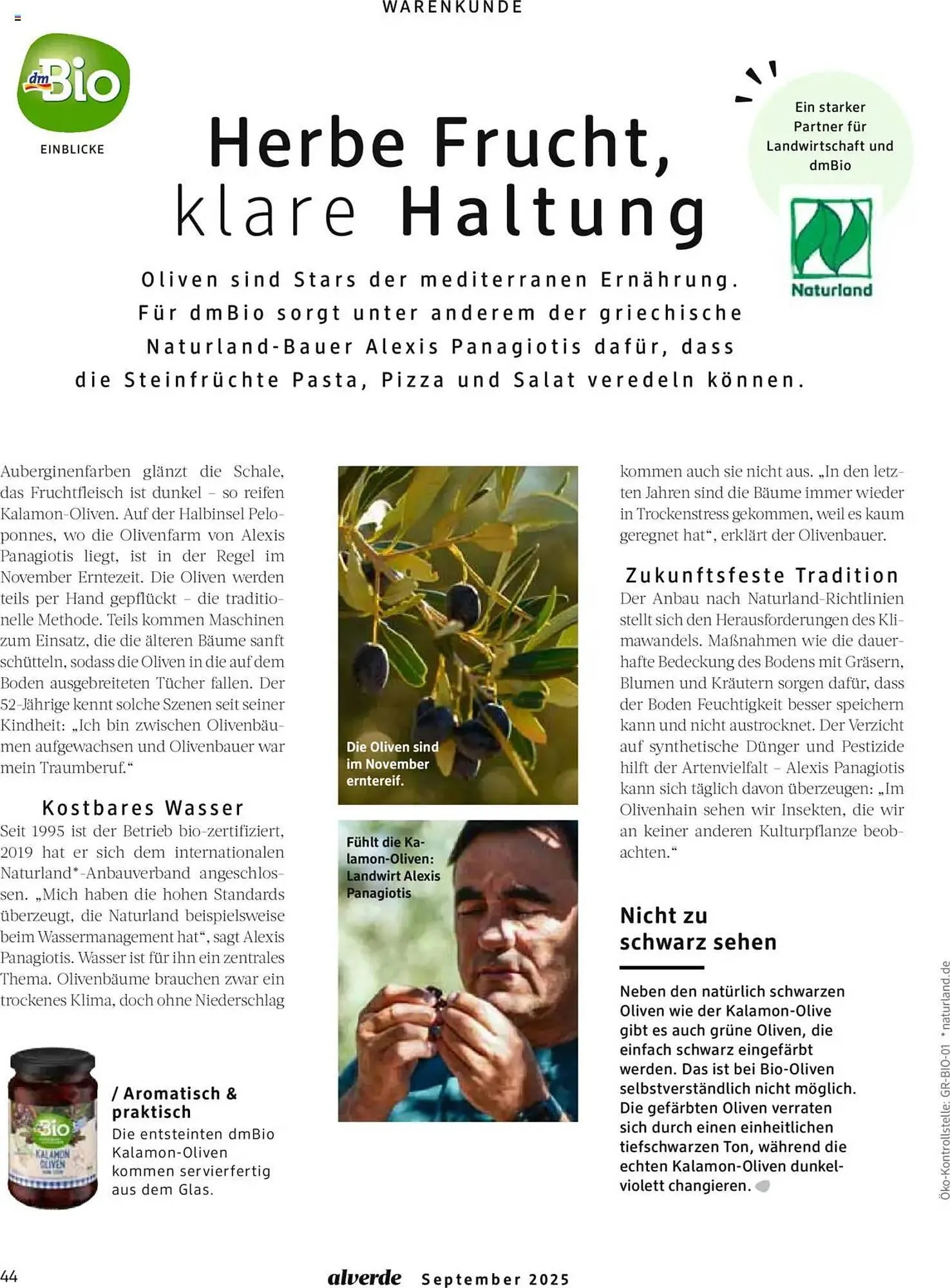 dm drogerie Magazin von 1. September bis 30. September 2025 - Prospekt seite 44