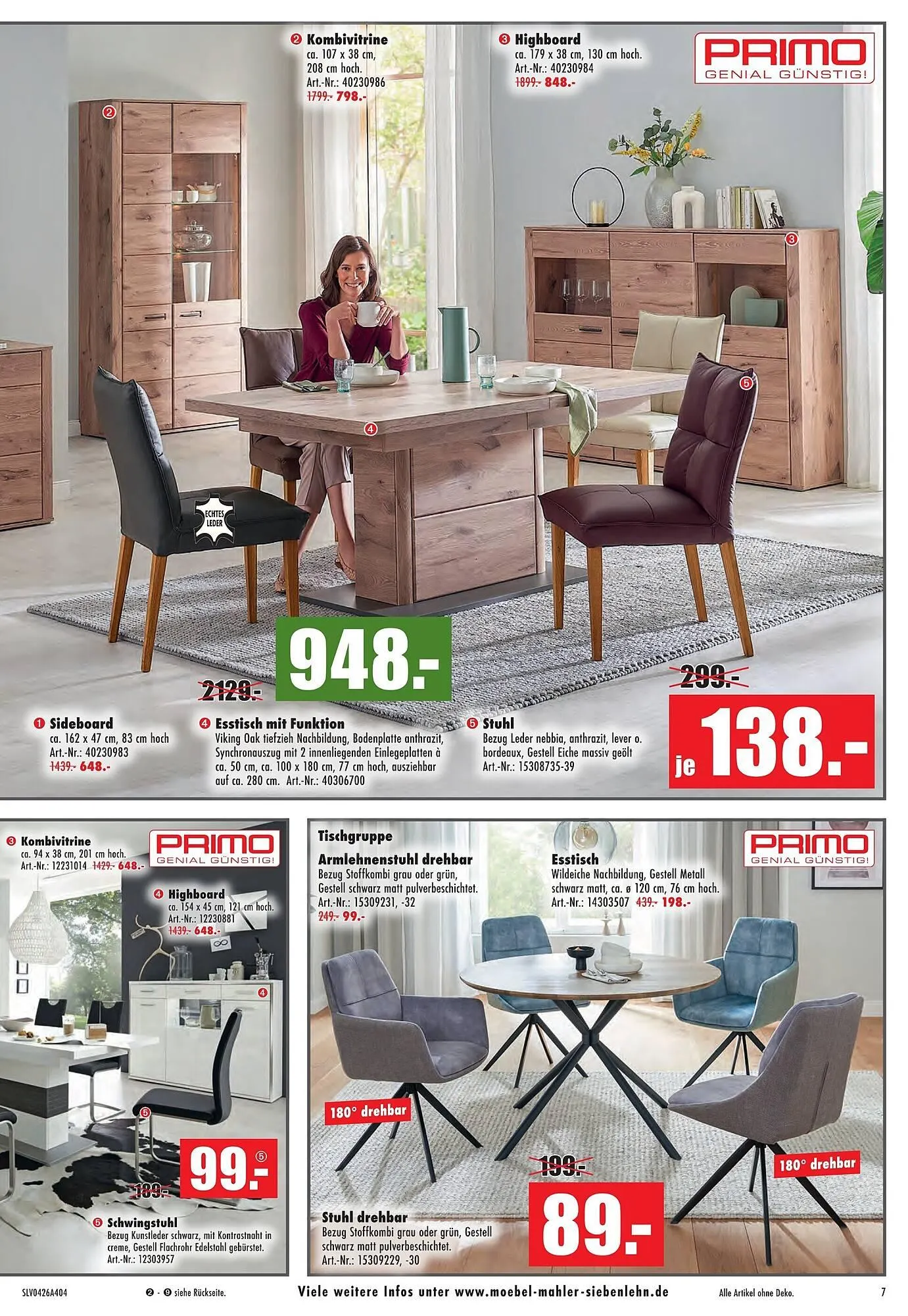 Möbel Mahler Katalog von 8. April bis 5. Mai 2026 - Prospekt seite 7