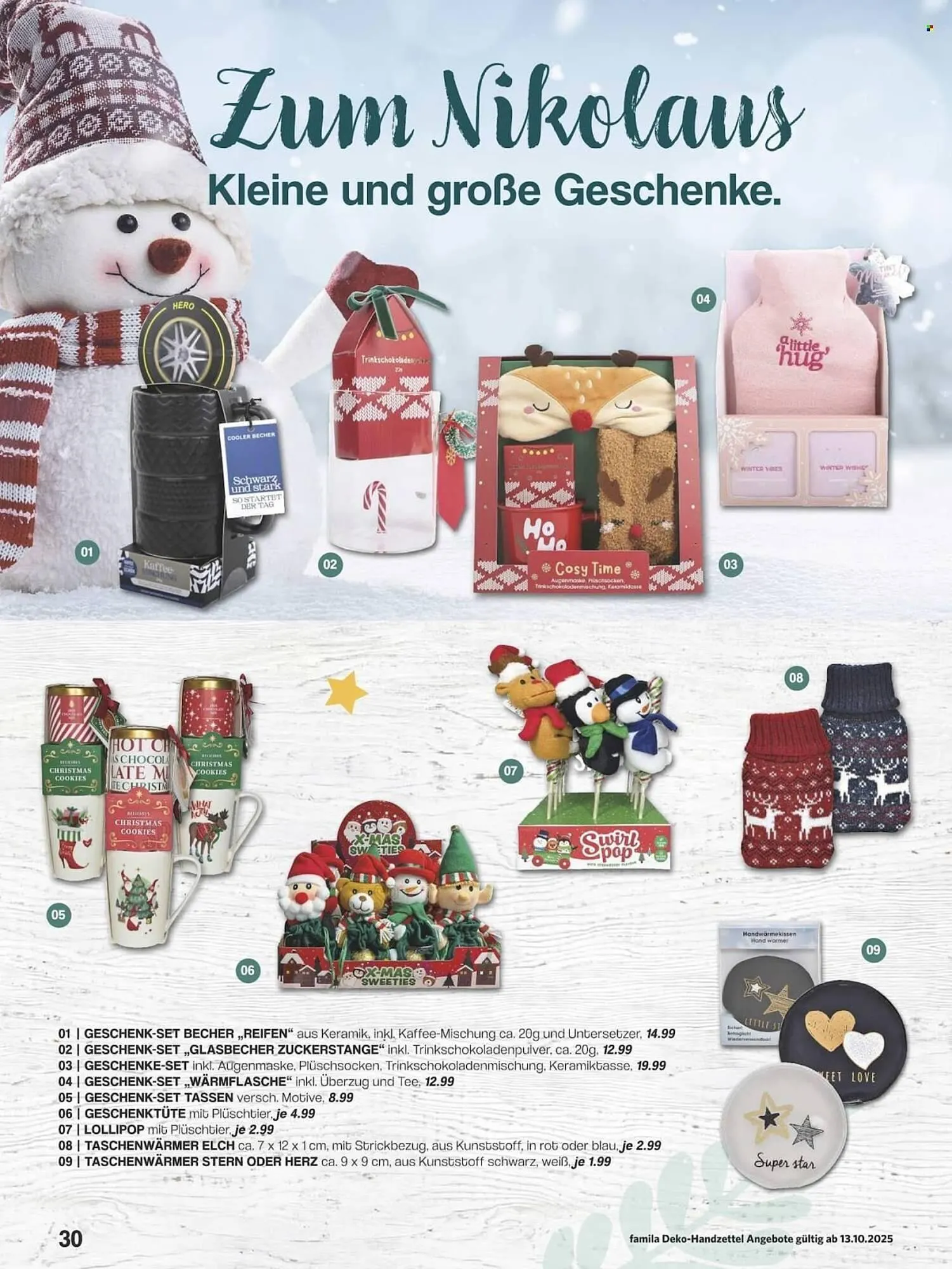 Famila Nord Ost Prospekt von 13. Oktober bis 31. Dezember 2025 - Prospekt seite 30