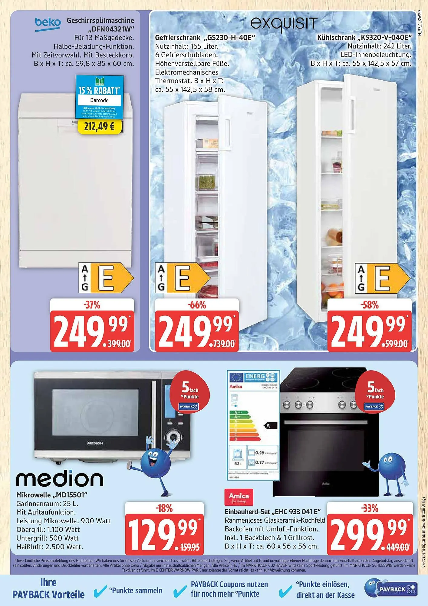 Marktkauf Prospekt von 13. Juli bis 19. Juli 2025 - Prospekt seite 33