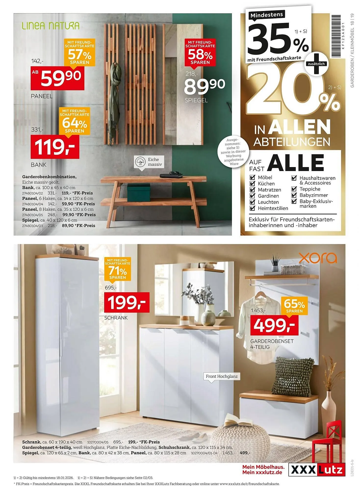 XXXLutz Prospekt von 2. Januar bis 11. Januar 2026 - Prospekt seite 19