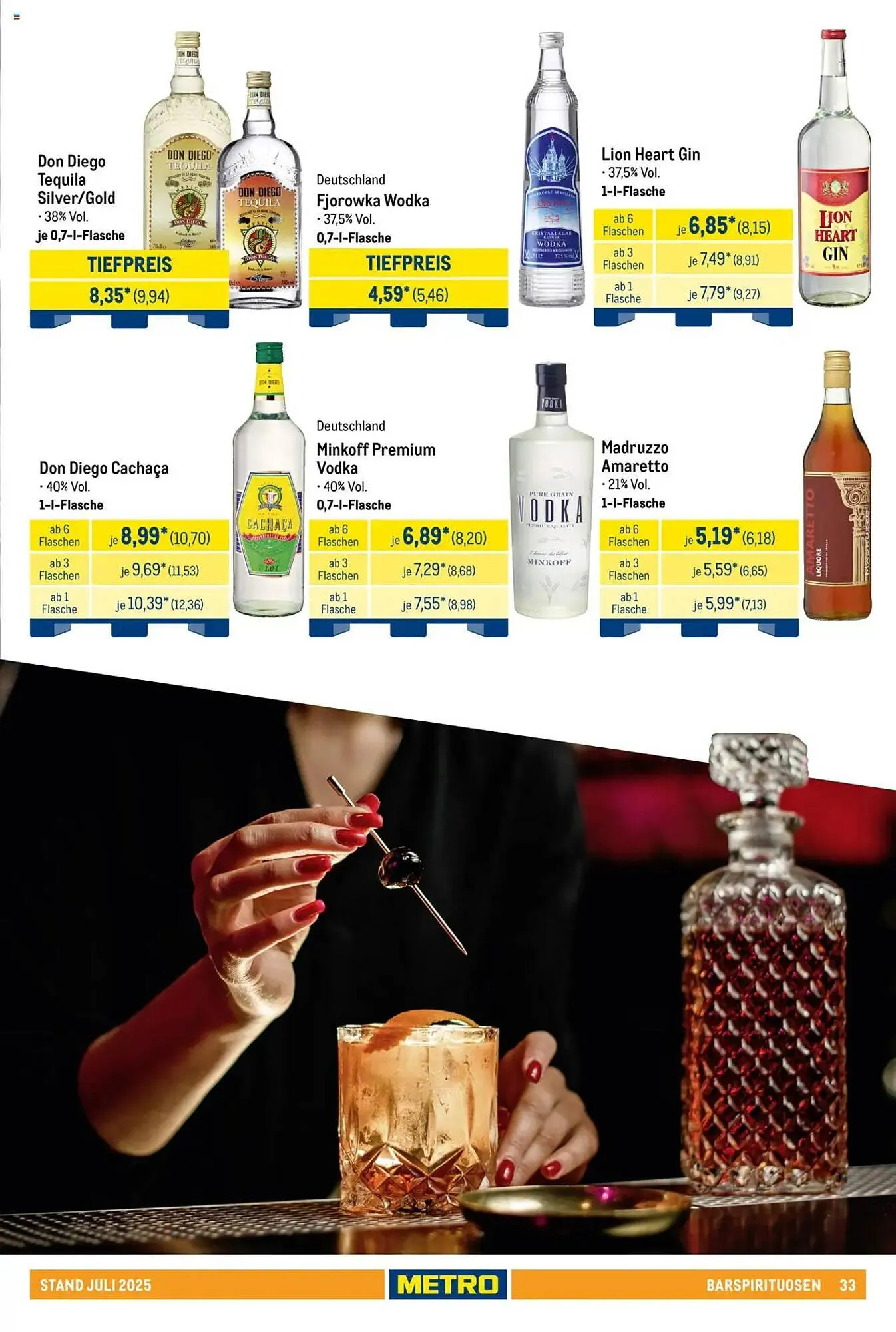 METRO Prospekt von 1. Juli bis 31. Juli 2025 - Prospekt seite 33