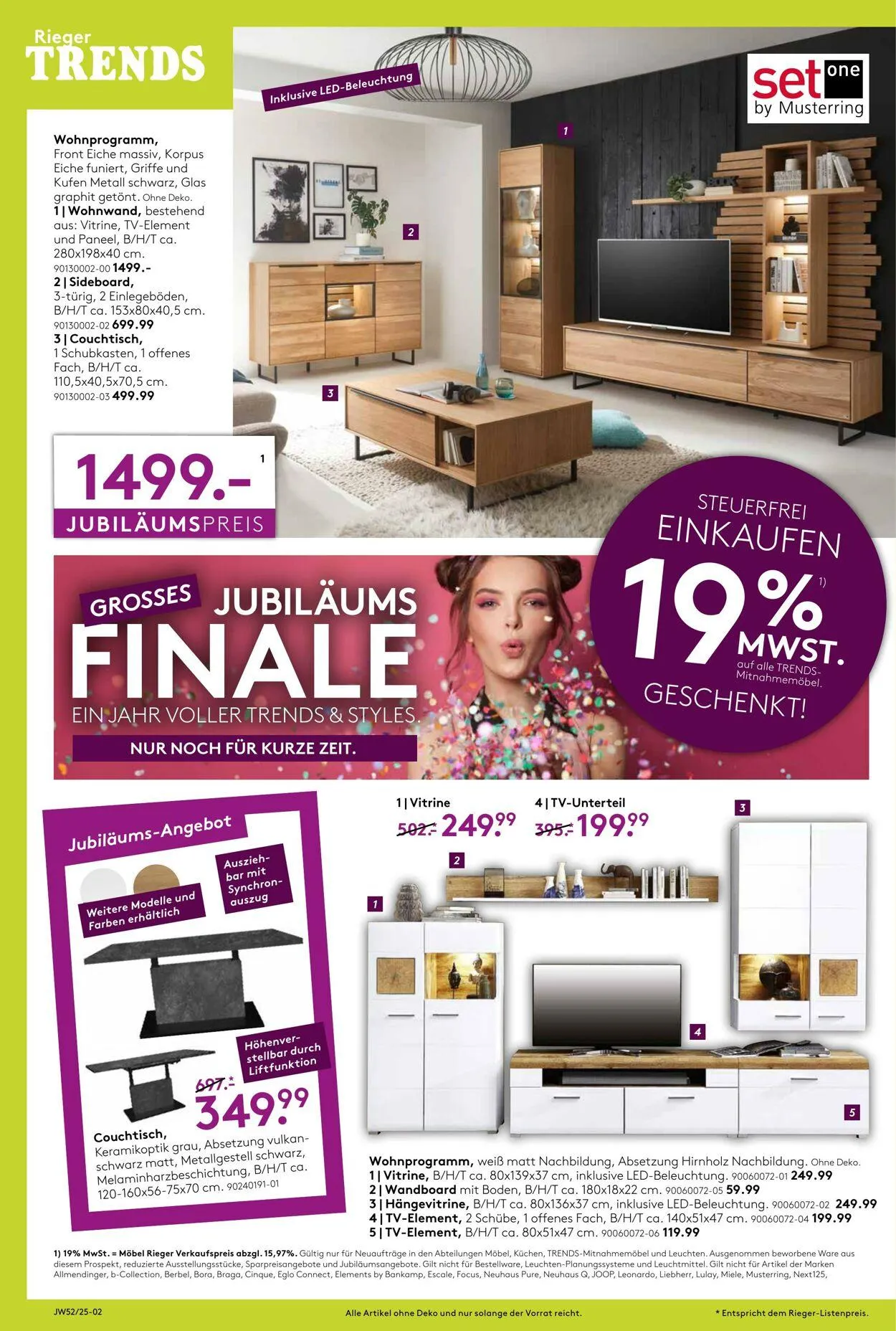 Möbel Rieger von 23. Dezember bis 23. Januar 2026 - Prospekt seite 2