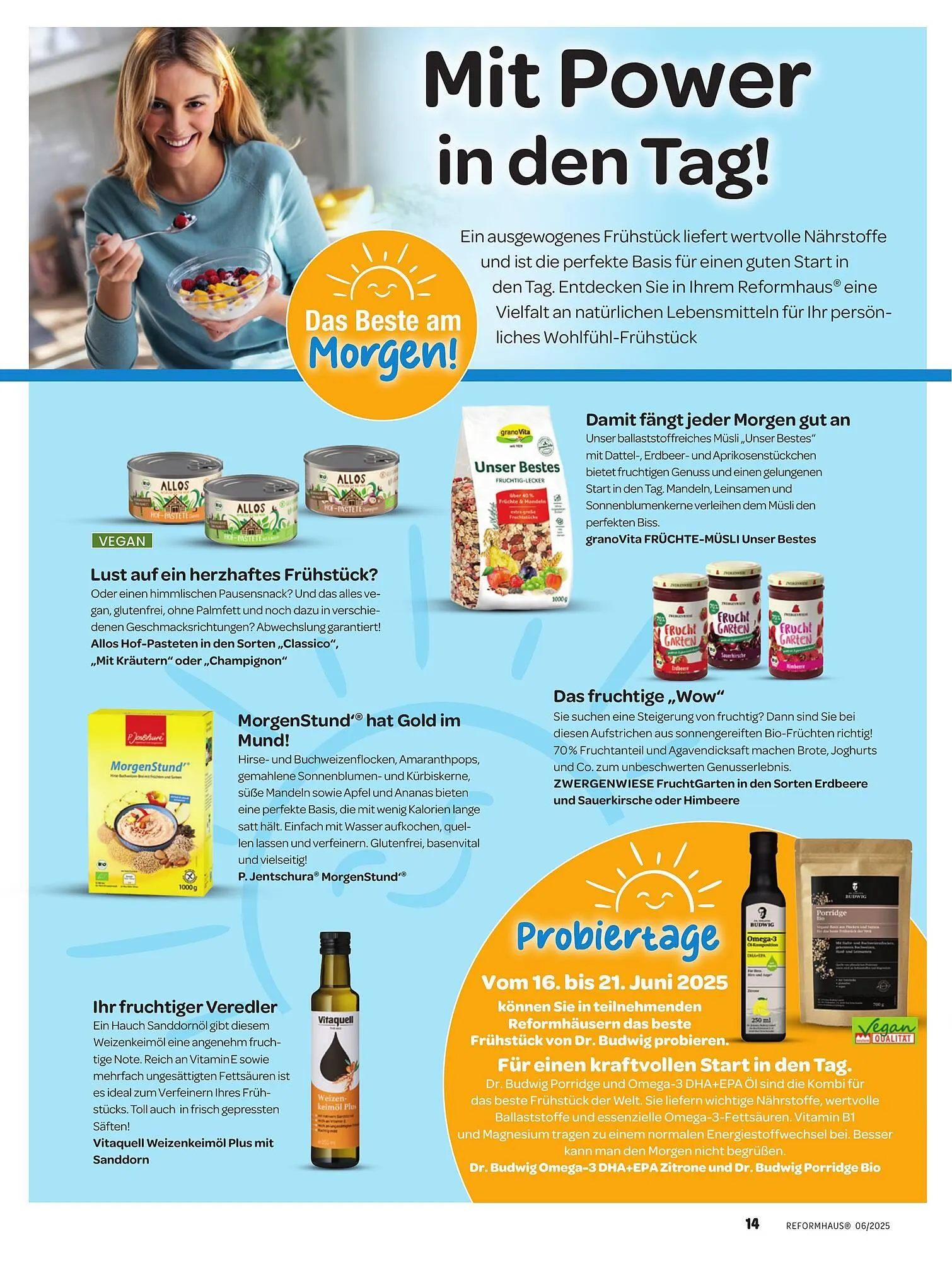 Reformhaus Prospekt von 1. Juni bis 30. Juni 2025 - Prospekt seite 14