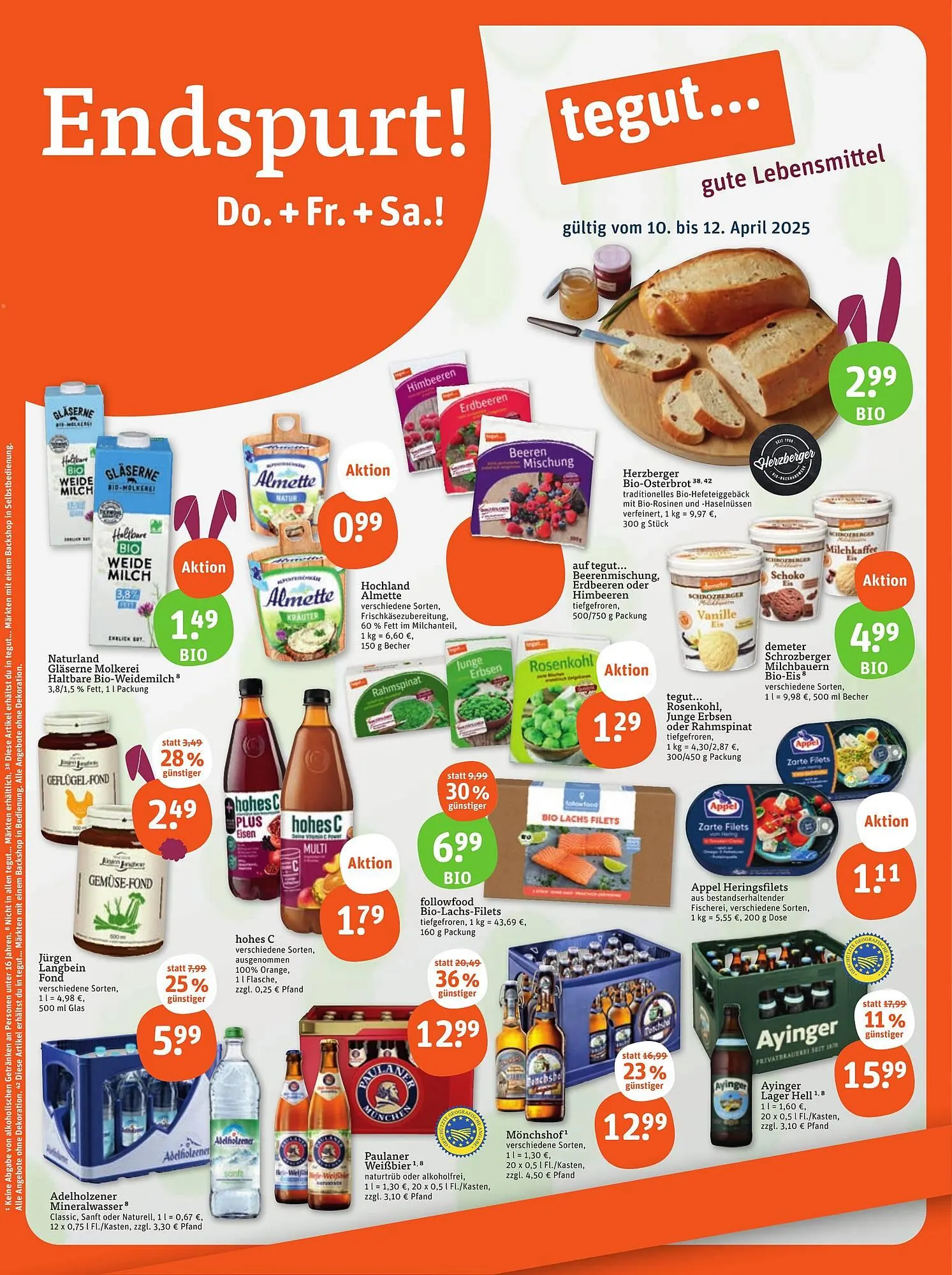 basic Prospekt von 10. April bis 12. April 2025 - Prospekt seite 1