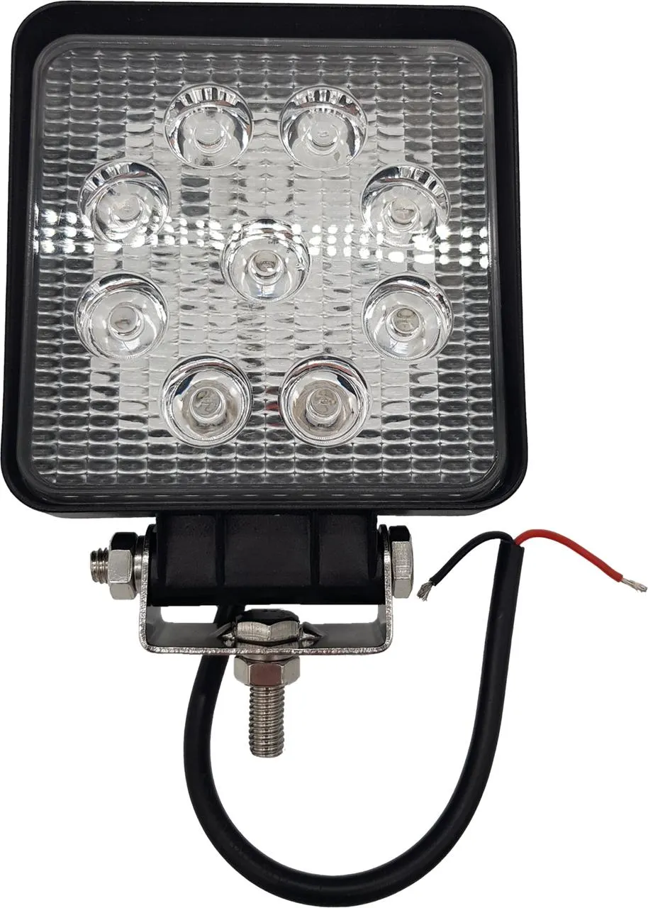Berger & Schröter | LED blue Arbeitsscheinwerfer eckig, 9x3 W, ca. 2700 Lumen
