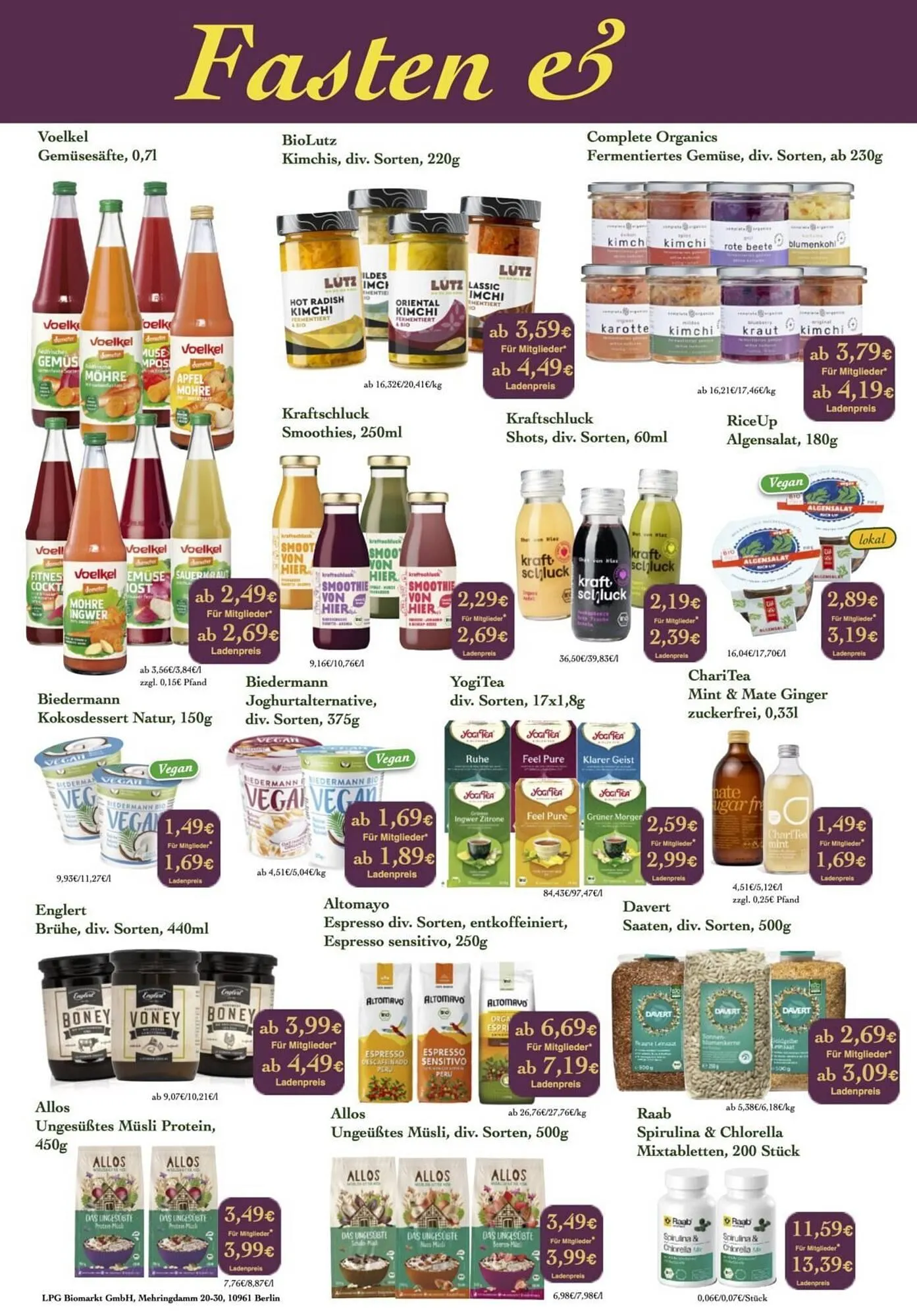 LPG Biomarkt Prospekt von 26. Februar bis 4. März 2026 - Prospekt seite 3