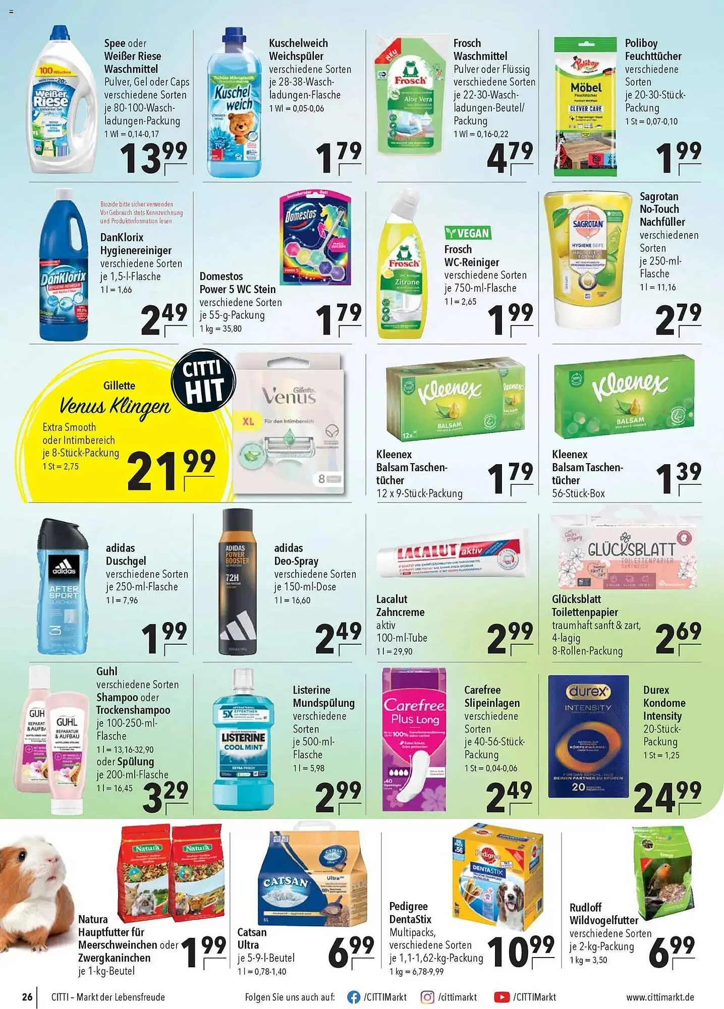 CITTI Markt Prospekt von 28. Januar bis 10. Februar 2026 - Prospekt seite 26