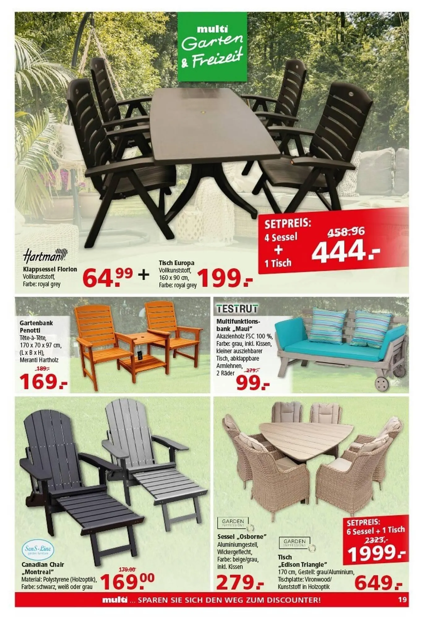 Multi Markt Prospekt von 23. März bis 28. März 2026 - Prospekt seite 19