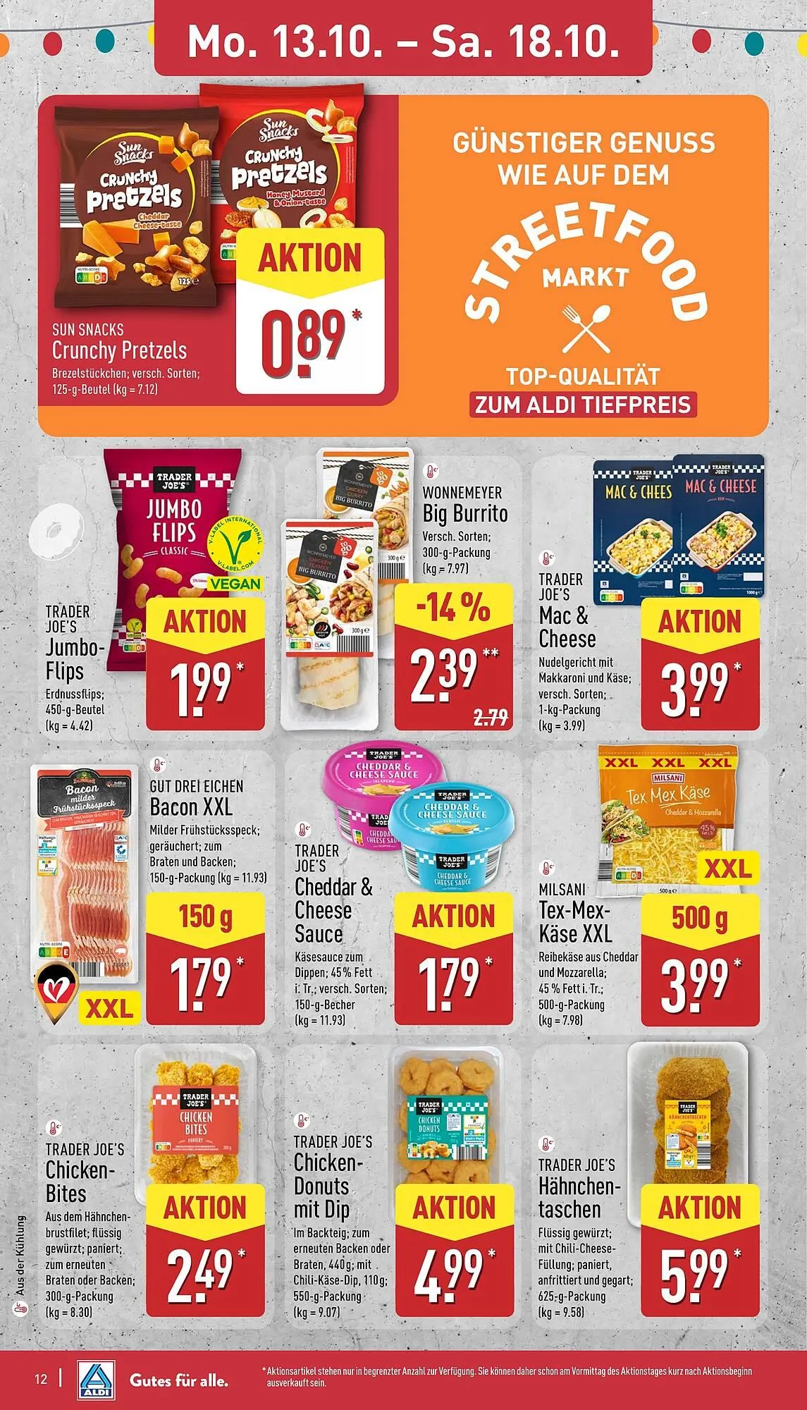 Aldi Nord Prospekt von 13. Oktober bis 19. Oktober 2025 - Prospekt seite 12