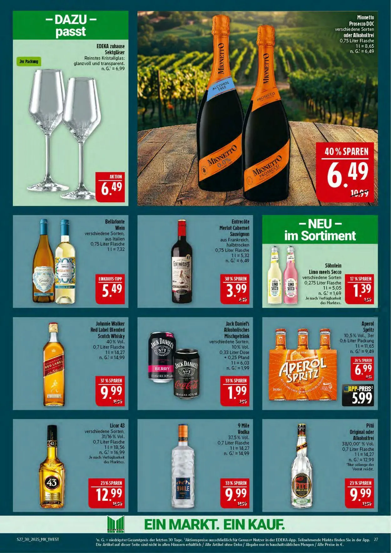 Marktkauf - Nürnberg-Thon Aktueller Prospekt von 21. Juli bis 26. Juli 2025 - Prospekt seite 27