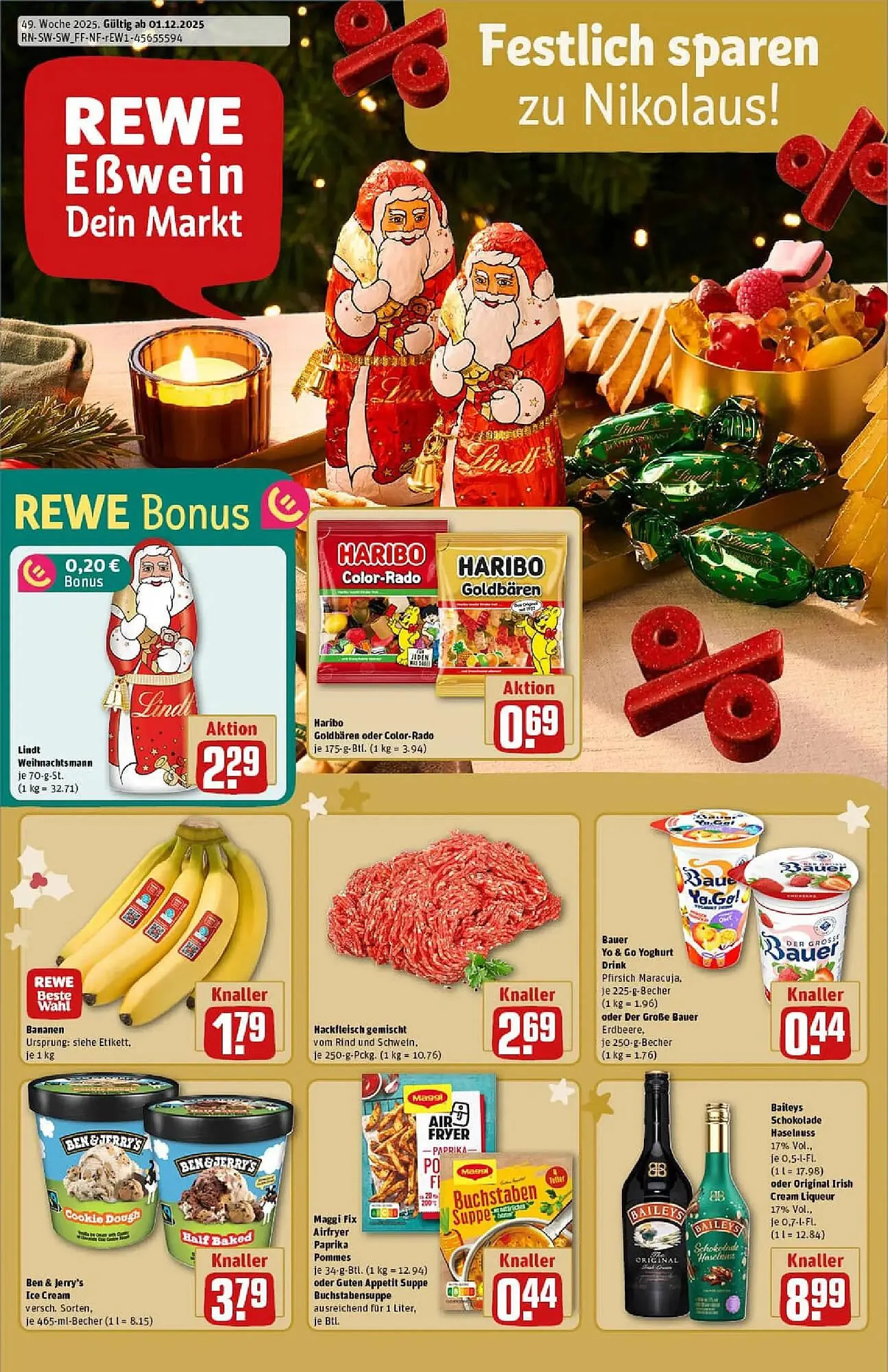 REWE Prospekt von 30. November bis 7. Dezember 2025 - Prospekt seite 1