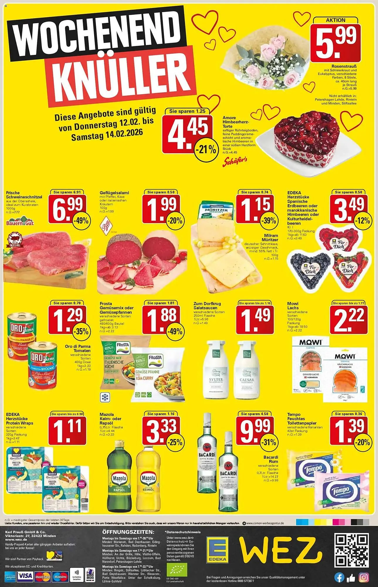 WEZ Prospekt von 9. Februar bis 14. Februar 2026 - Prospekt seite 16