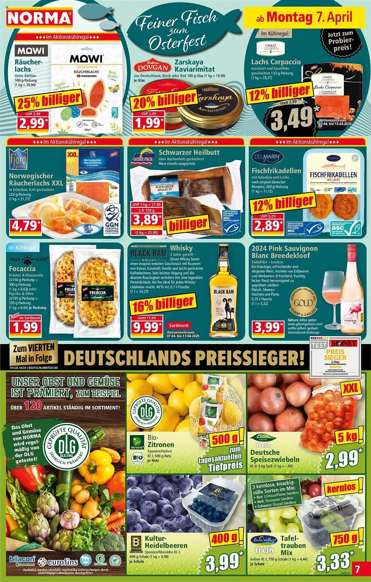 Norma Prospekt von 7. April bis 12. April 2025 - Prospekt seite 7