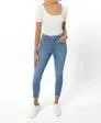 Jeans mit Waschungseffekten Janina, Skinny-fit, High-waist