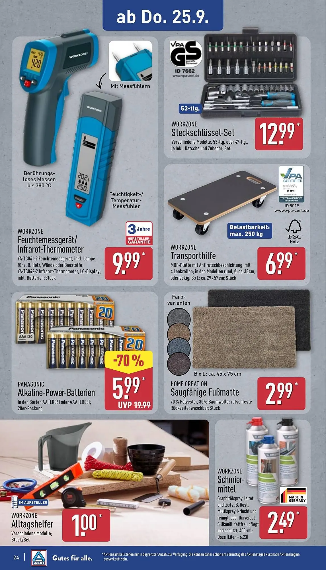 Aldi Nord Prospekt von 22. September bis 27. September 2025 - Prospekt seite 28